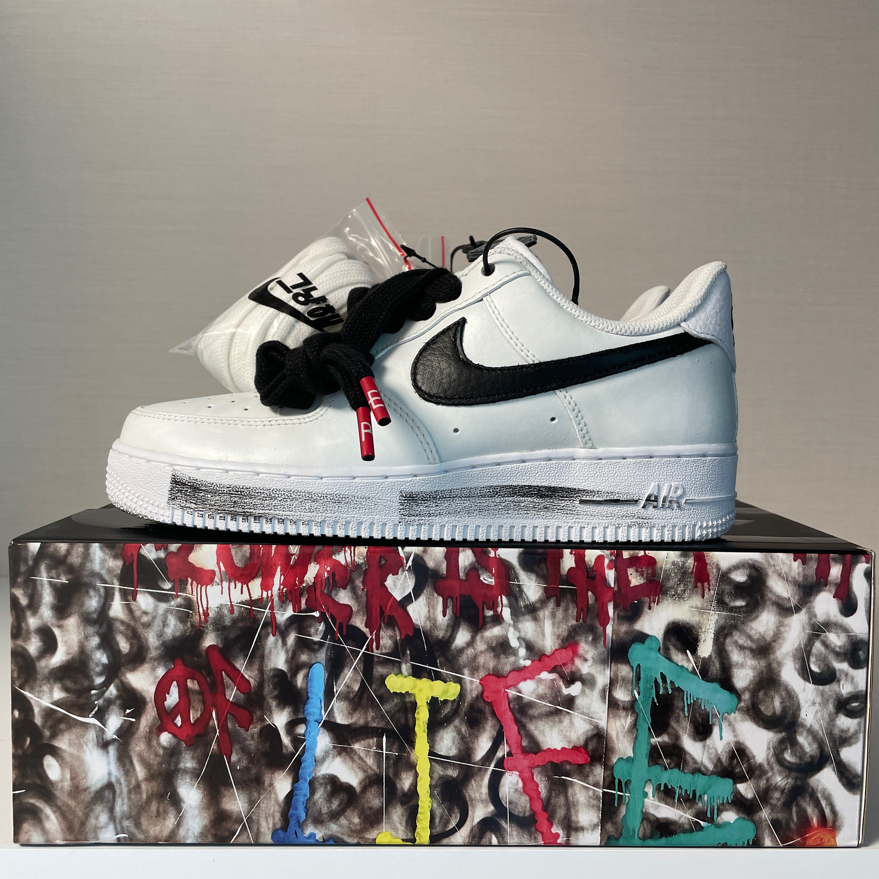 Nike x Peaceminusone Air Force 1 Low Para-Noise 2.0 착용 스타일