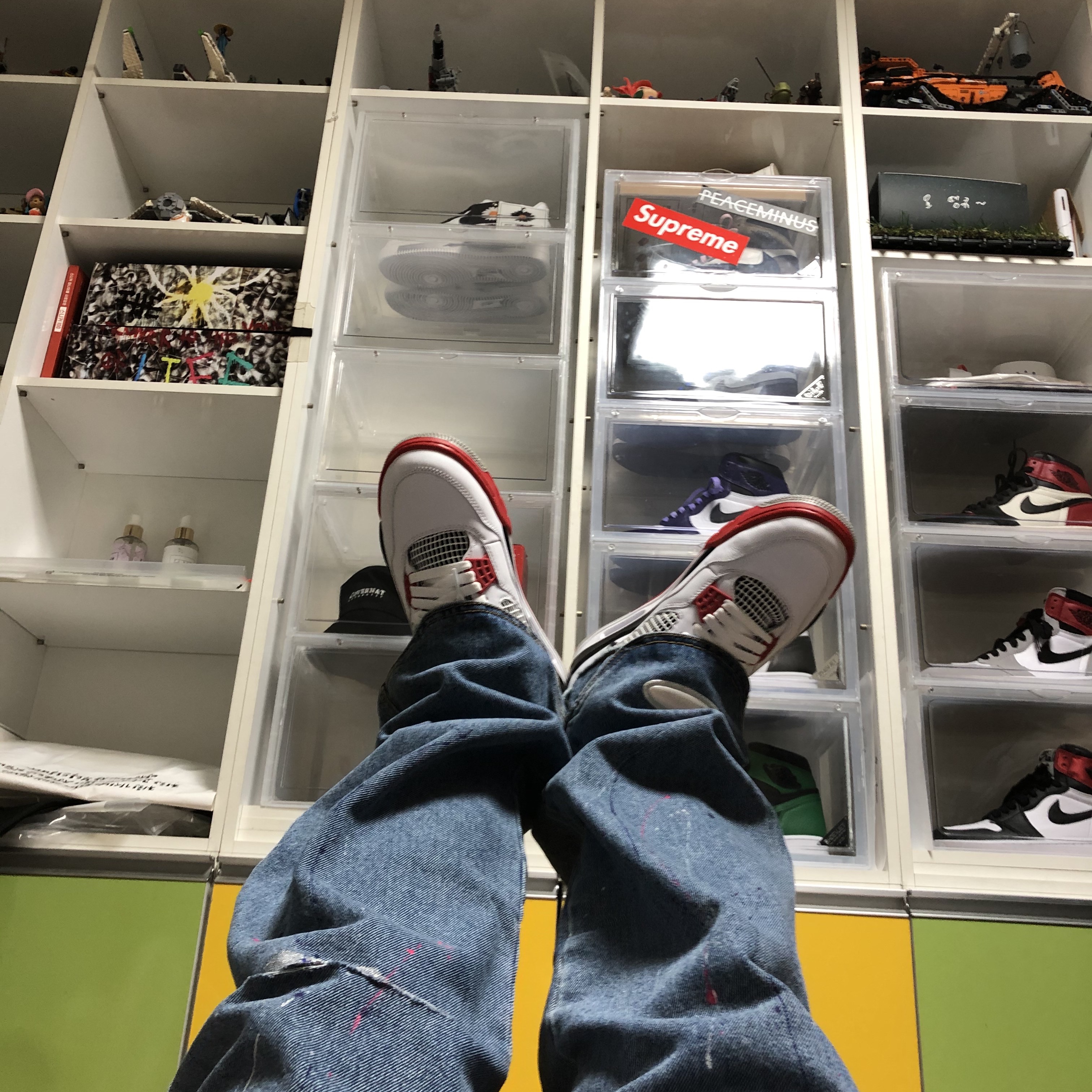 Jordan 4 Retro OG Fire Red 2020 착용 스타일