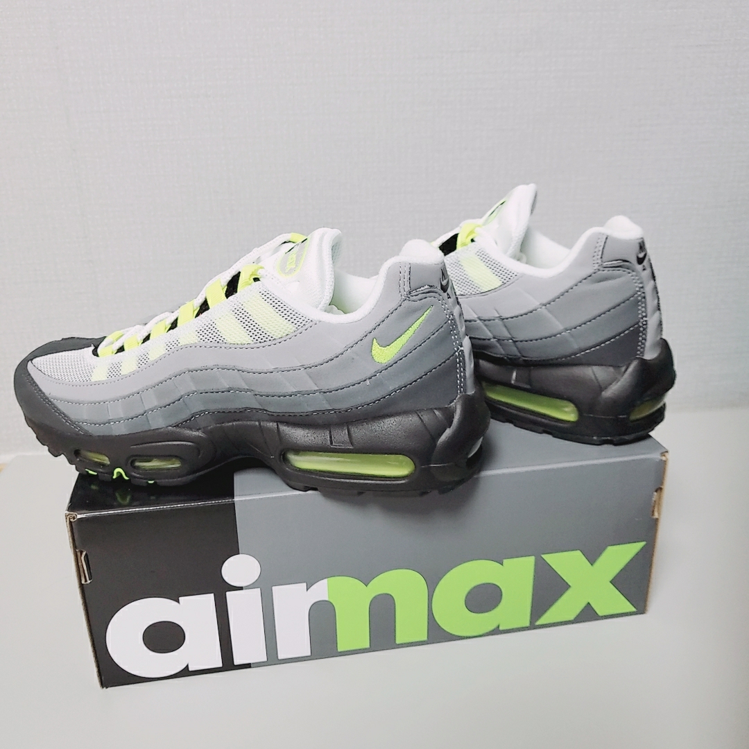 Nike x Peaceminusone Air Force 1 Low Para-Noise, Nike Air Max 95 OG Neon Yellow 2020 착용 스타일 - 2