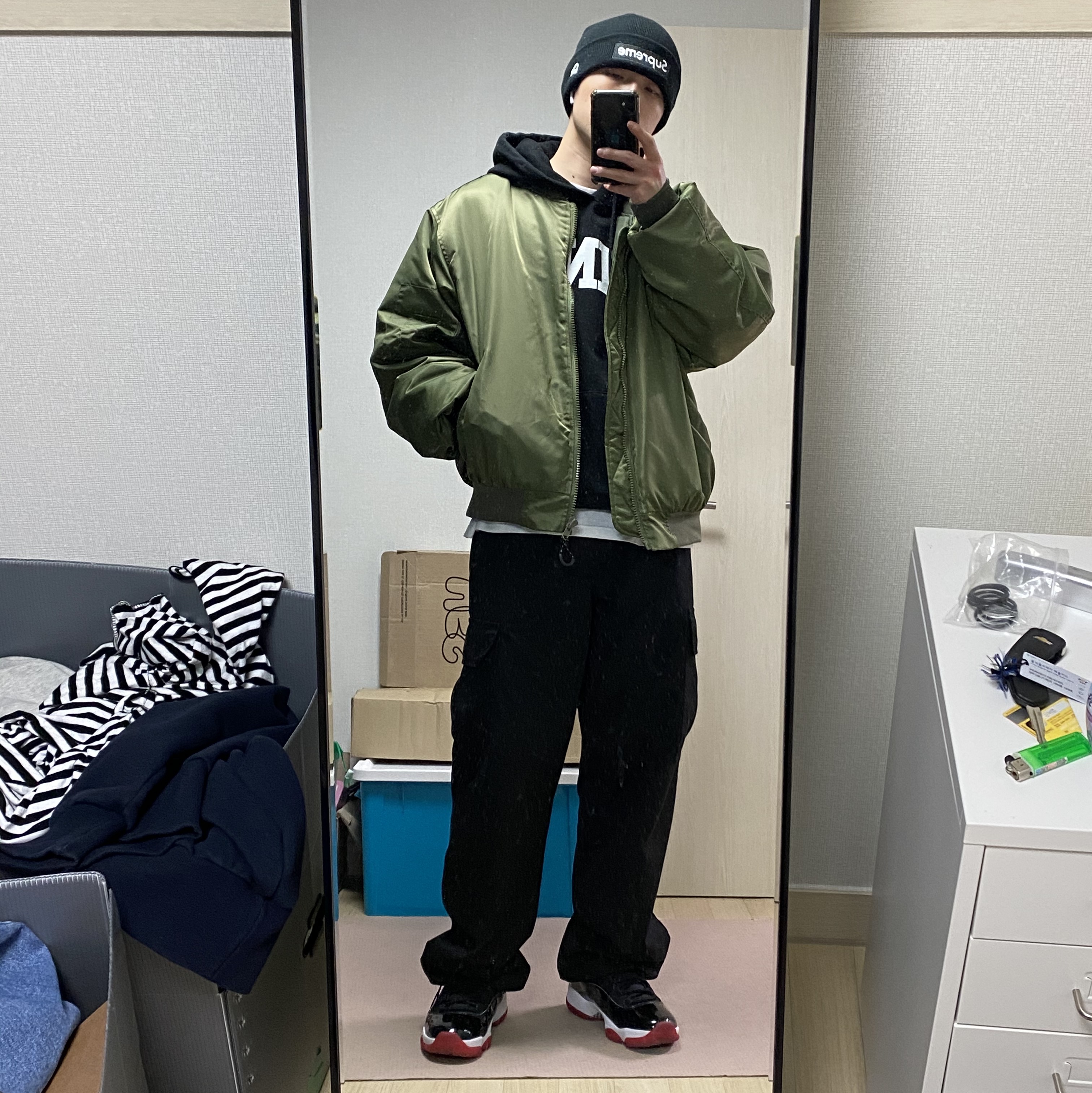 Jordan 11 Retro Bred 2019 착용 스타일