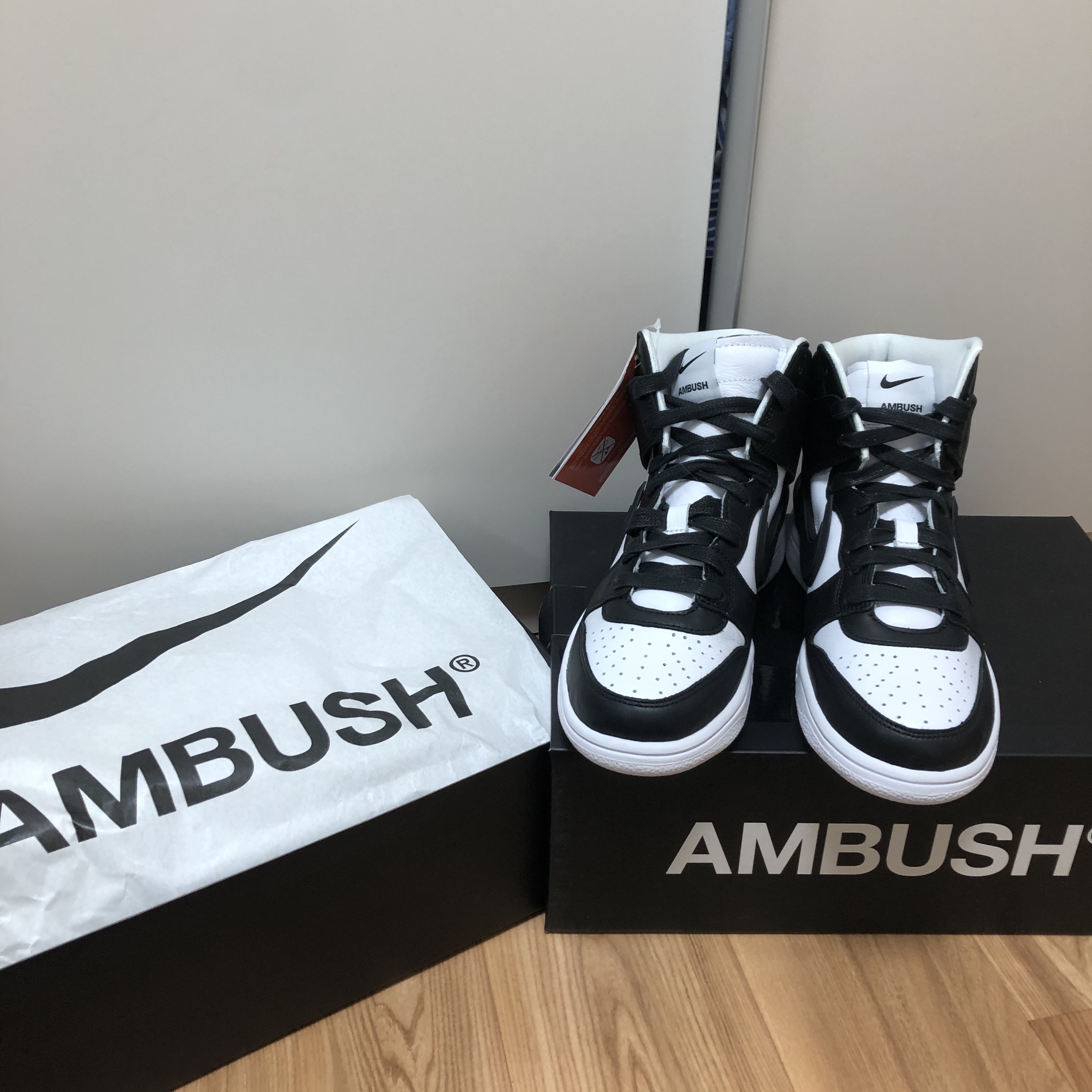 Nike x Ambush Dunk High Black 착용 스타일 - 2