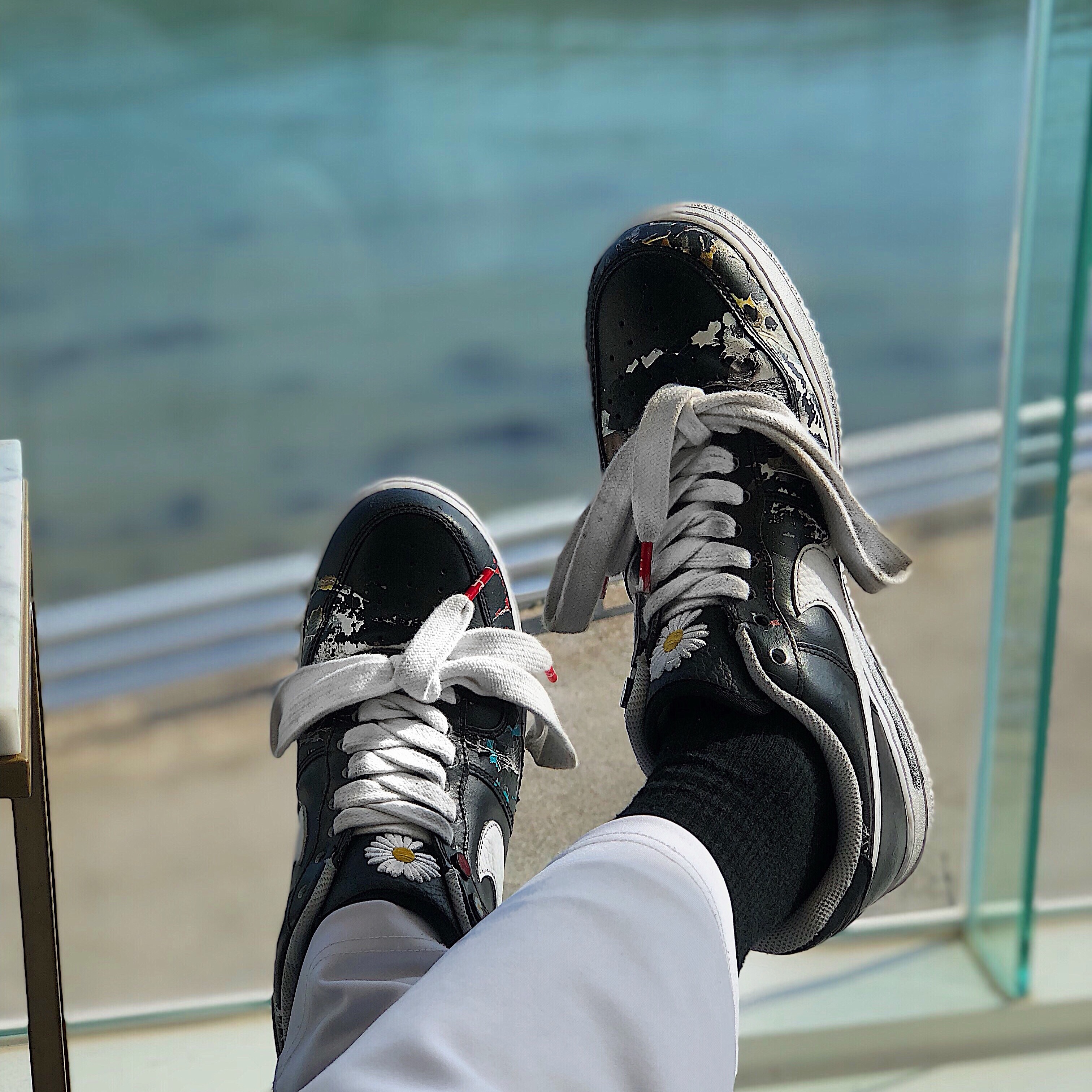 Nike x Peaceminusone Air Force 1 Low Para-Noise 착용 스타일 - 2