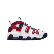 Nike Air More Uptempo Red Navy Camo