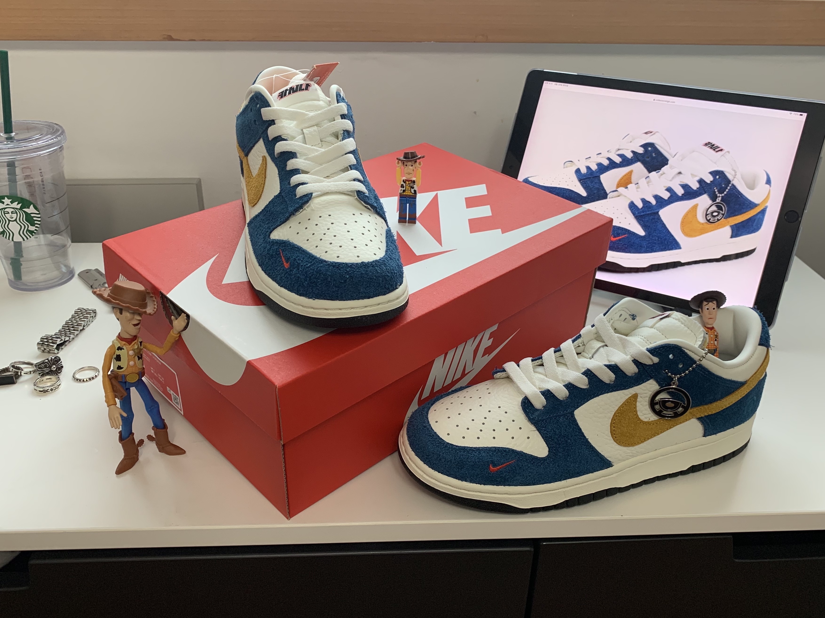 Nike x Kasina Dunk Low 80's Bus 착용 스타일