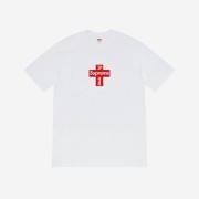 Supreme Cross Box Logo T-Shirt White - 20FW