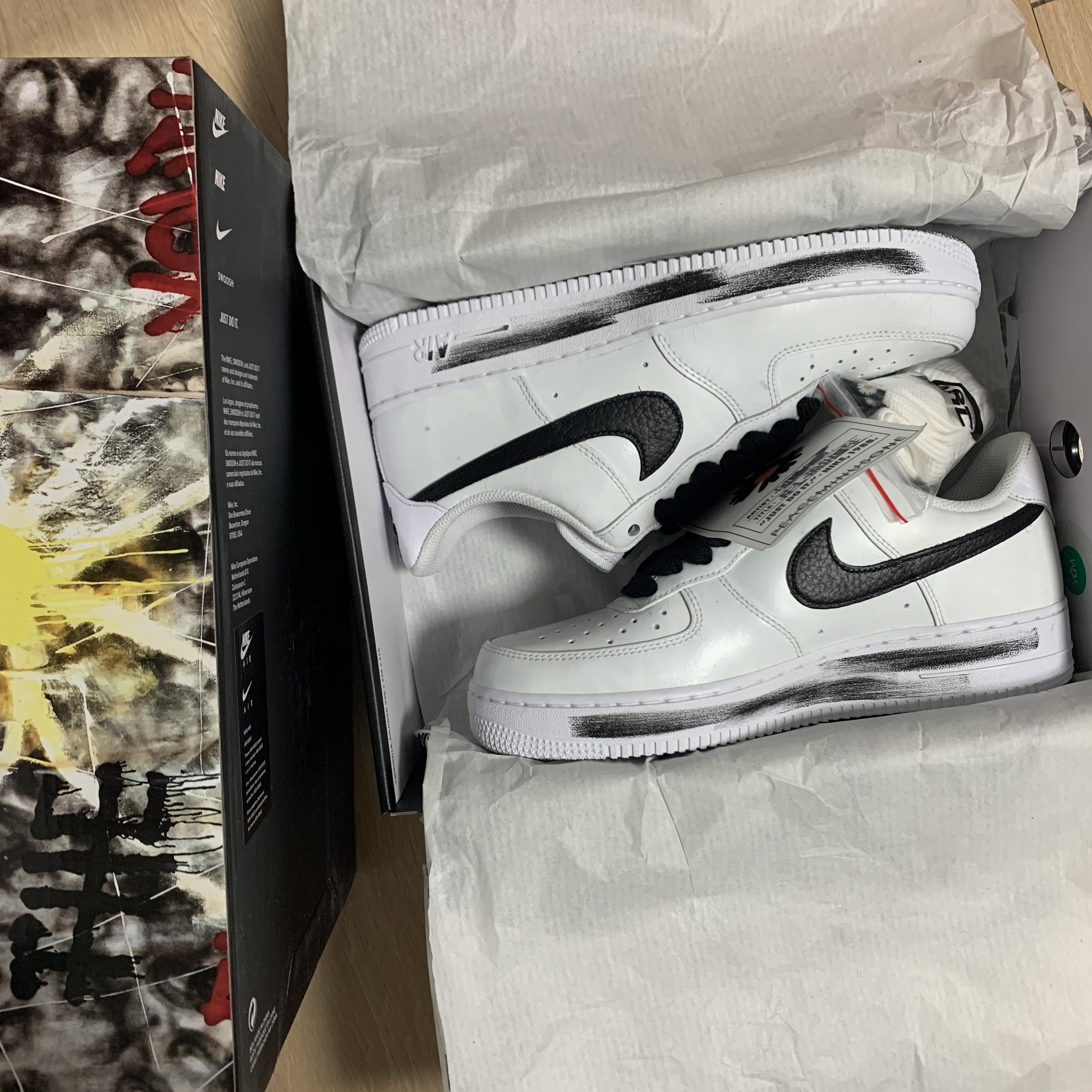 Nike x Peaceminusone Air Force 1 Low Para-Noise 2.0 착용 스타일 - 2