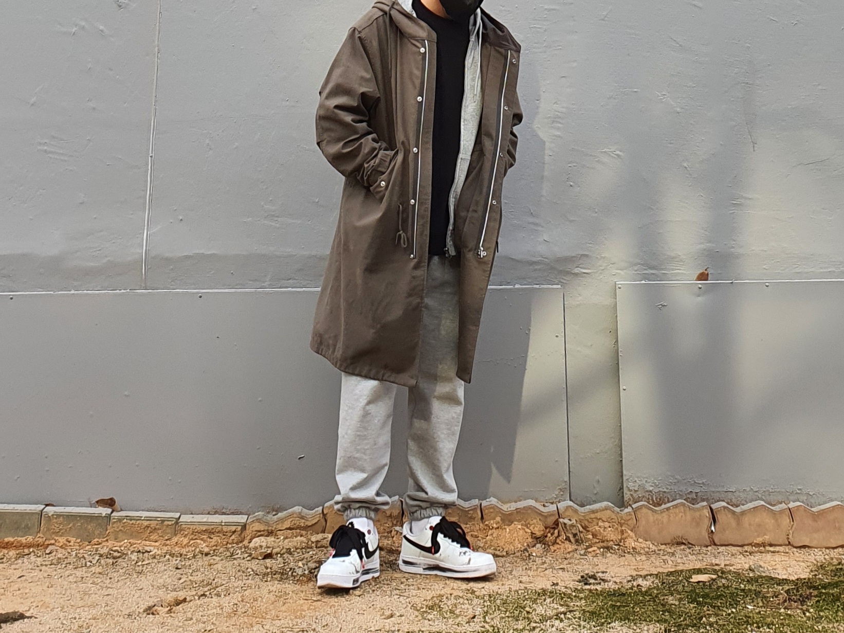 Nike x Peaceminusone Air Force 1 Low Para-Noise 2.0 착용 스타일 - 2
