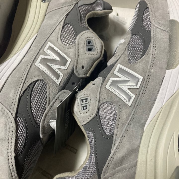 New Balance 992 Made in USA Grey - D Standard 착용 스타일