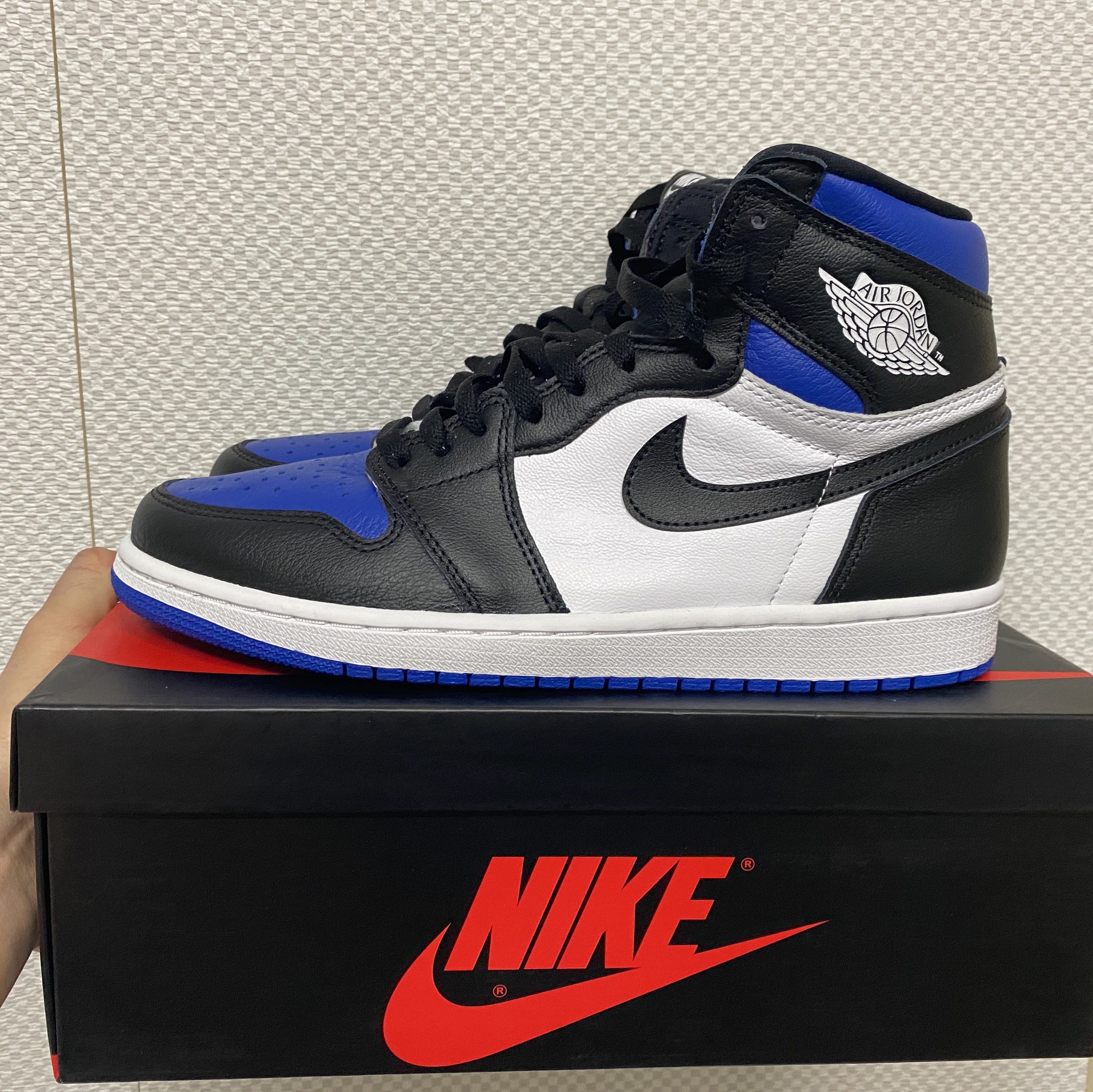 Jordan 1 Retro High OG Royal Toe 착용 스타일