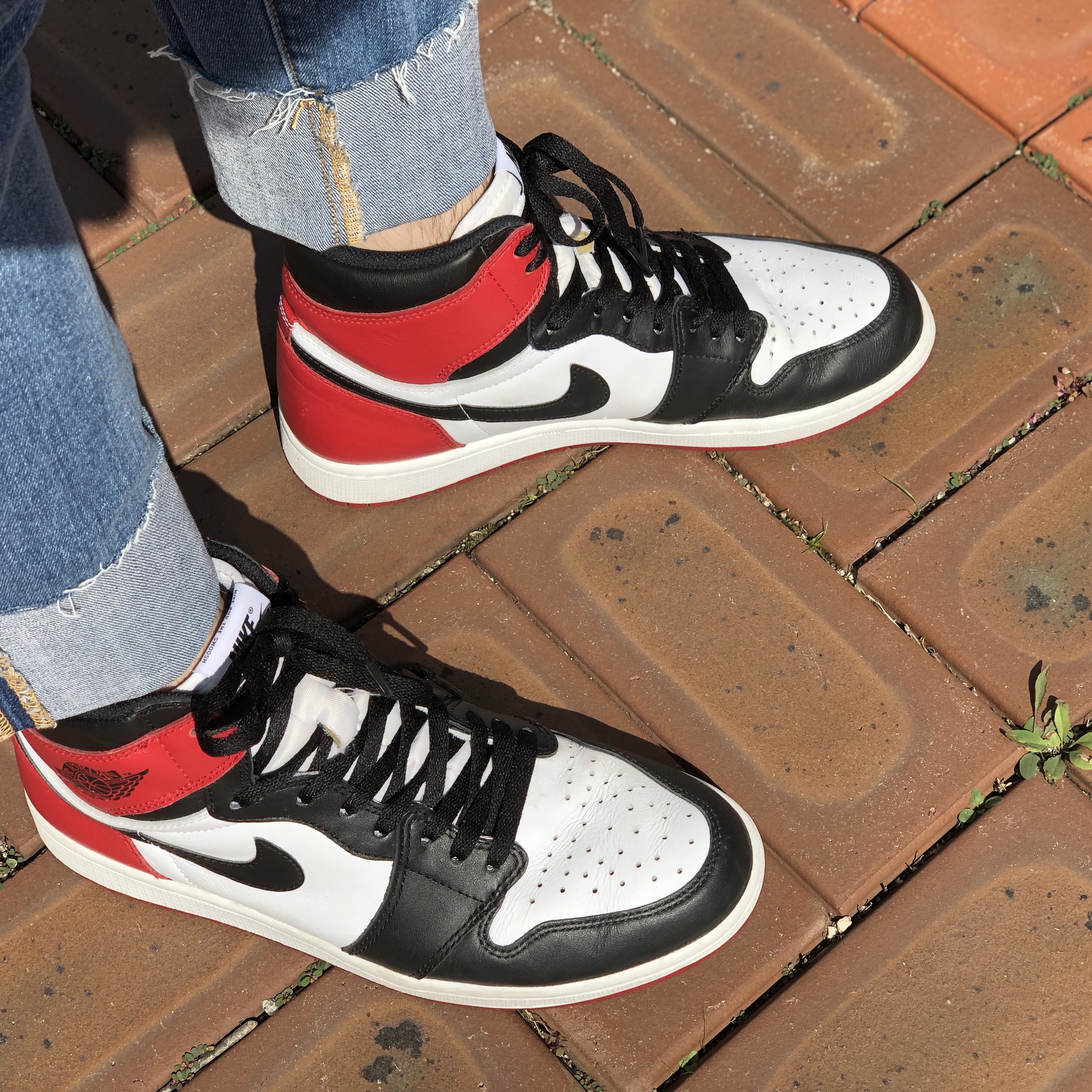 Jordan 1 Retro High OG Black Toe 2016 착용 스타일