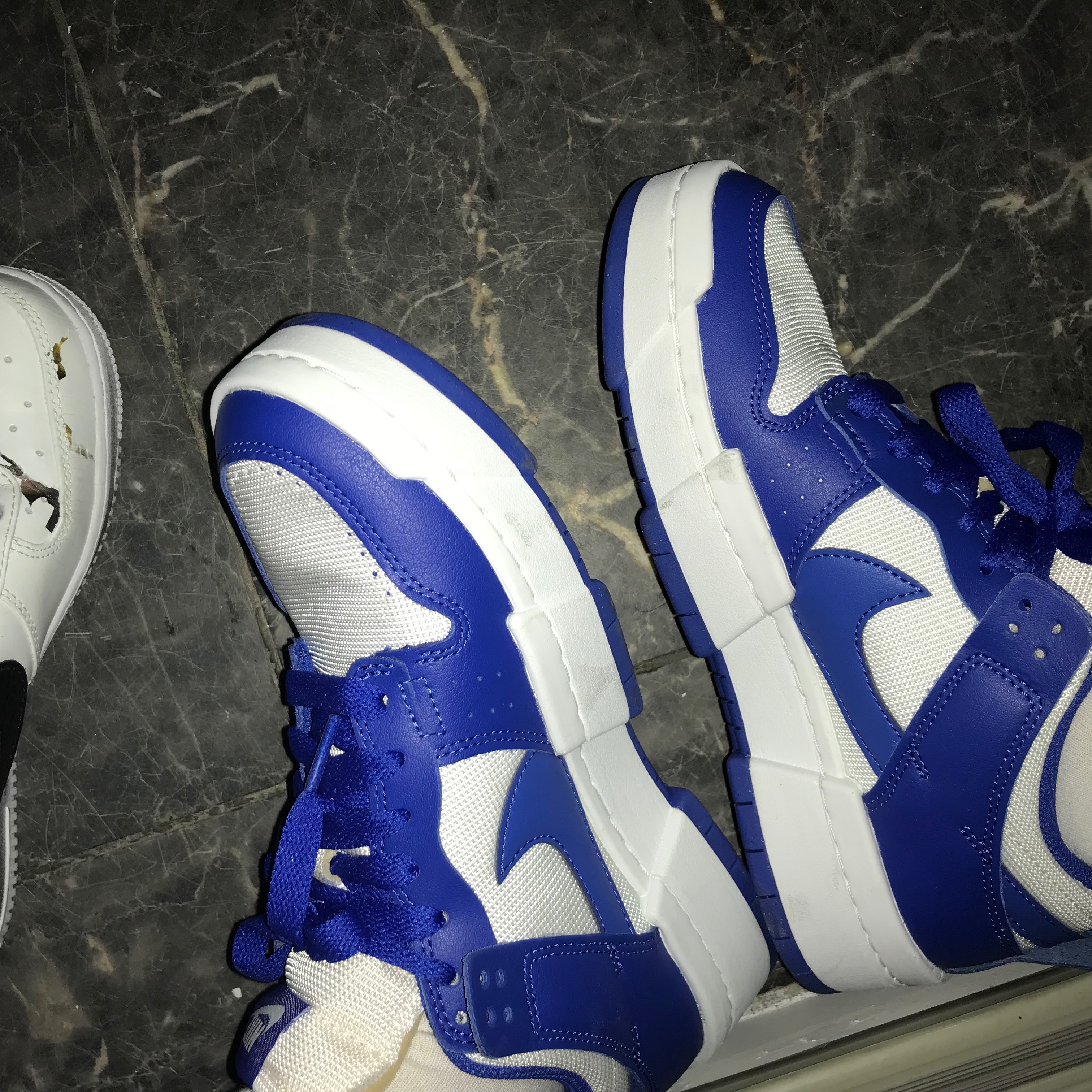 (W) Nike Dunk Low Disrupt Game Royal 착용 스타일