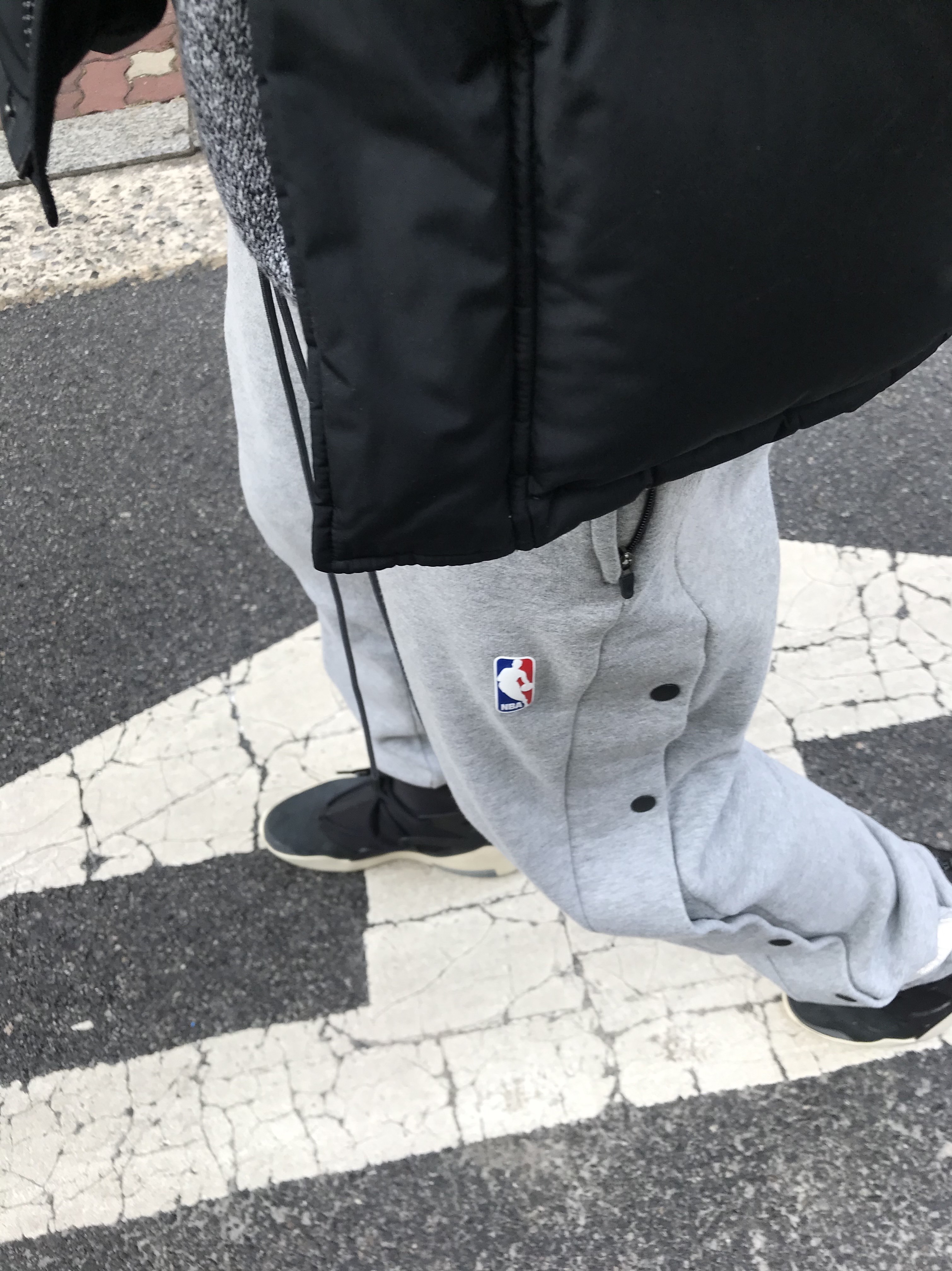 NIke x Fear of God Air Fear of God 1 Black 착용 스타일