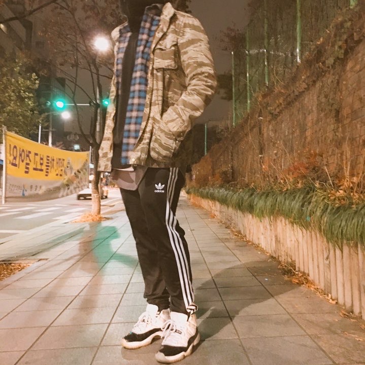 Jordan 11 Retro Concord 2018 착용 스타일