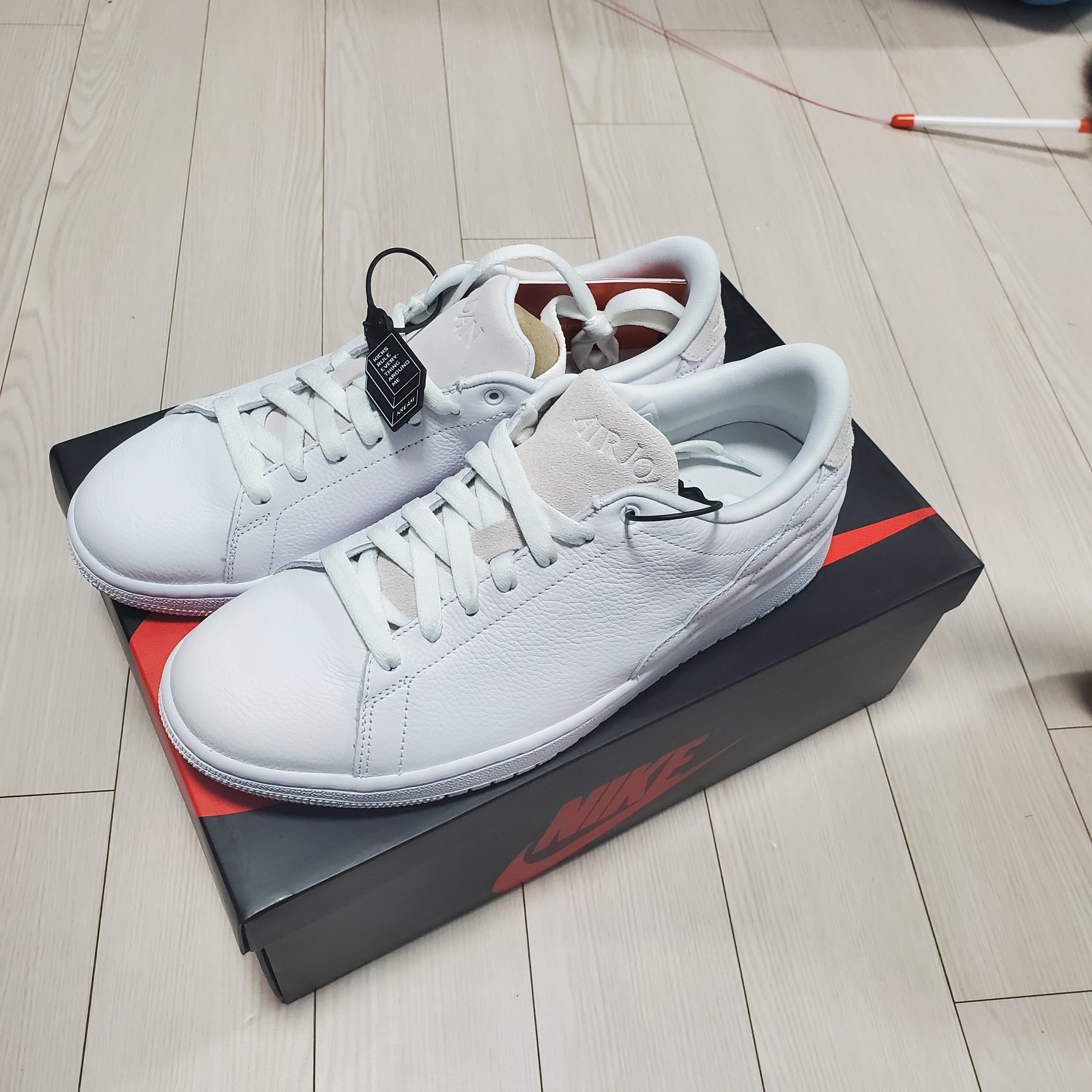 Jordan 1 Centre Court White On White 착용 스타일