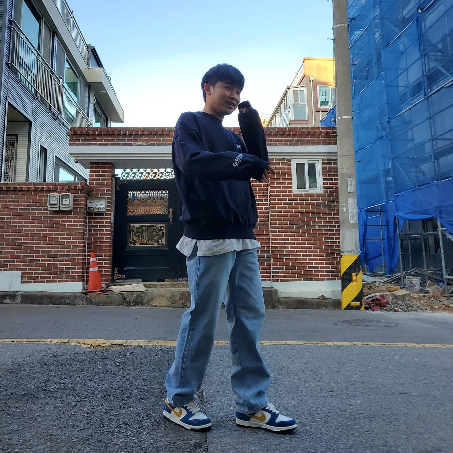 Nike x Kasina Dunk Low 80's Bus 착용 스타일