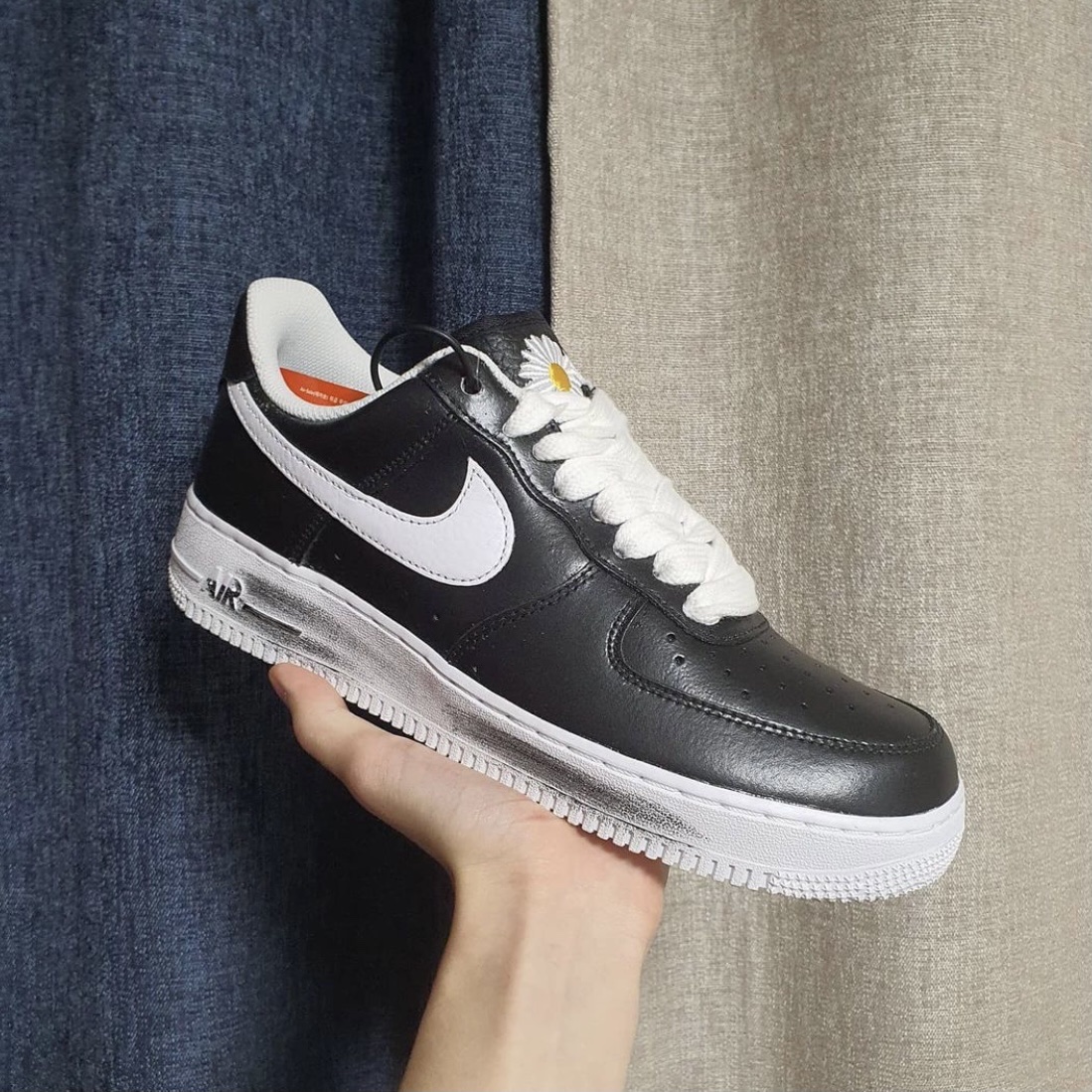 Nike x Peaceminusone Air Force 1 Low Para-Noise 착용 스타일
