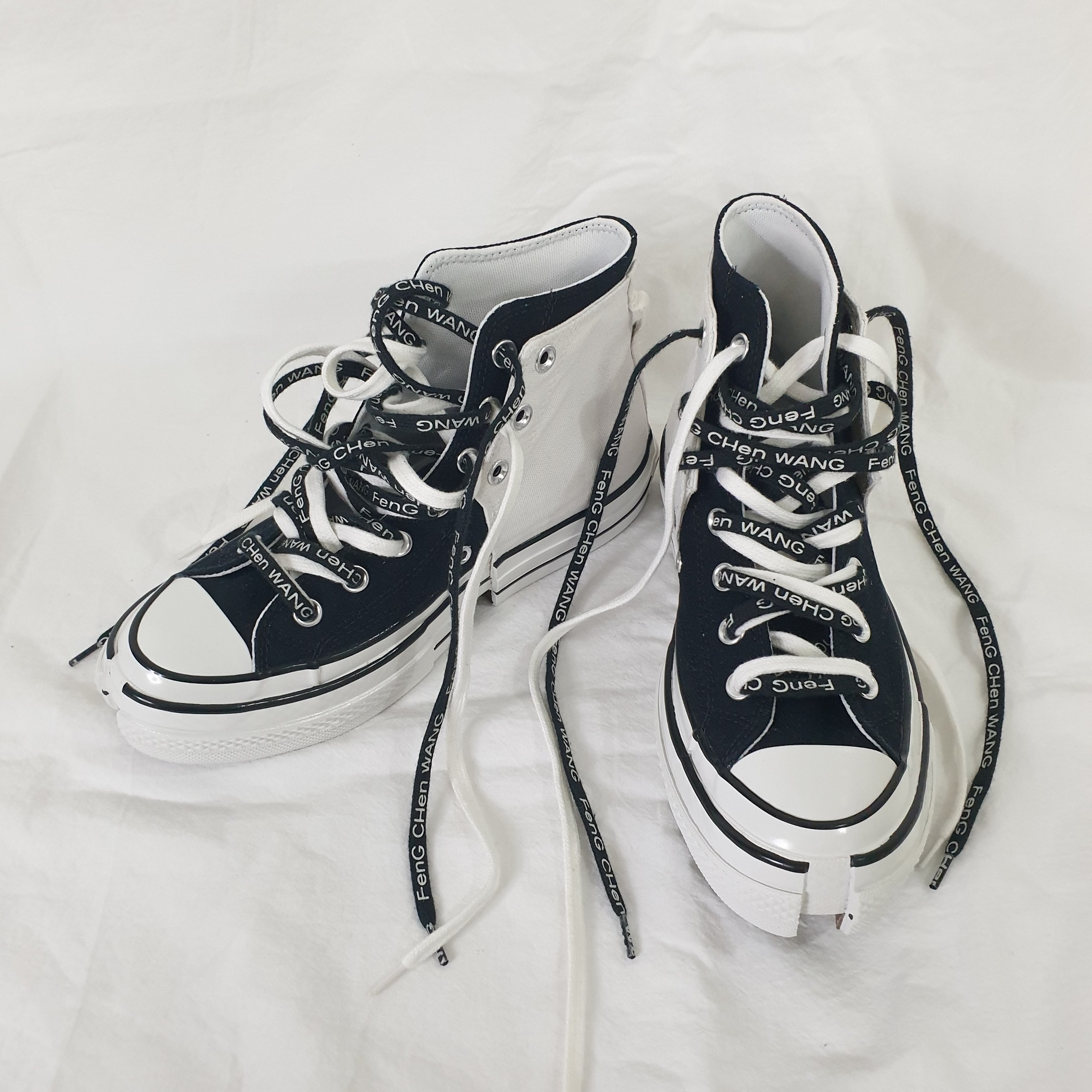 Converse x Feng Chen Wang Chuck 70 2-in-1 Natural Ivory Black 착용 스타일