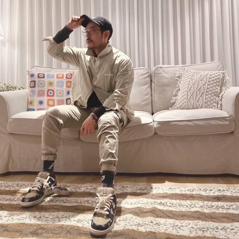 Nike x Travis Scott SB Dunk Low 착용 스타일