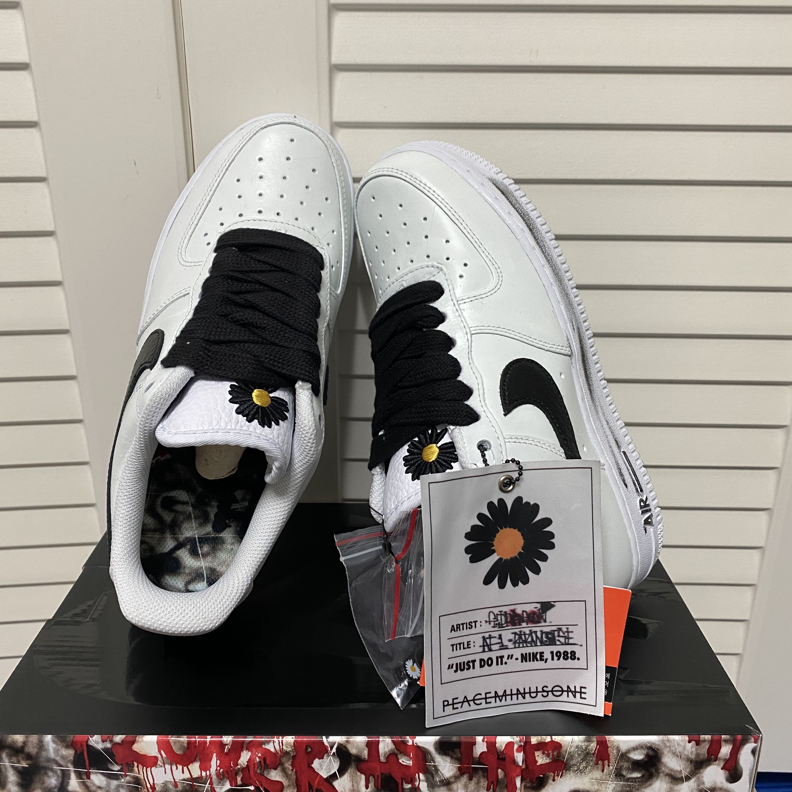 Nike x Peaceminusone Air Force 1 Low Para-Noise 2.0 착용 스타일 - 1