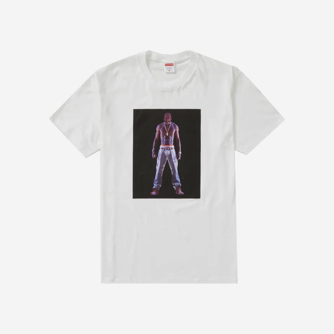 Supreme Tupac Hologram T-Shirt White - 20SS 상세 이미지 1