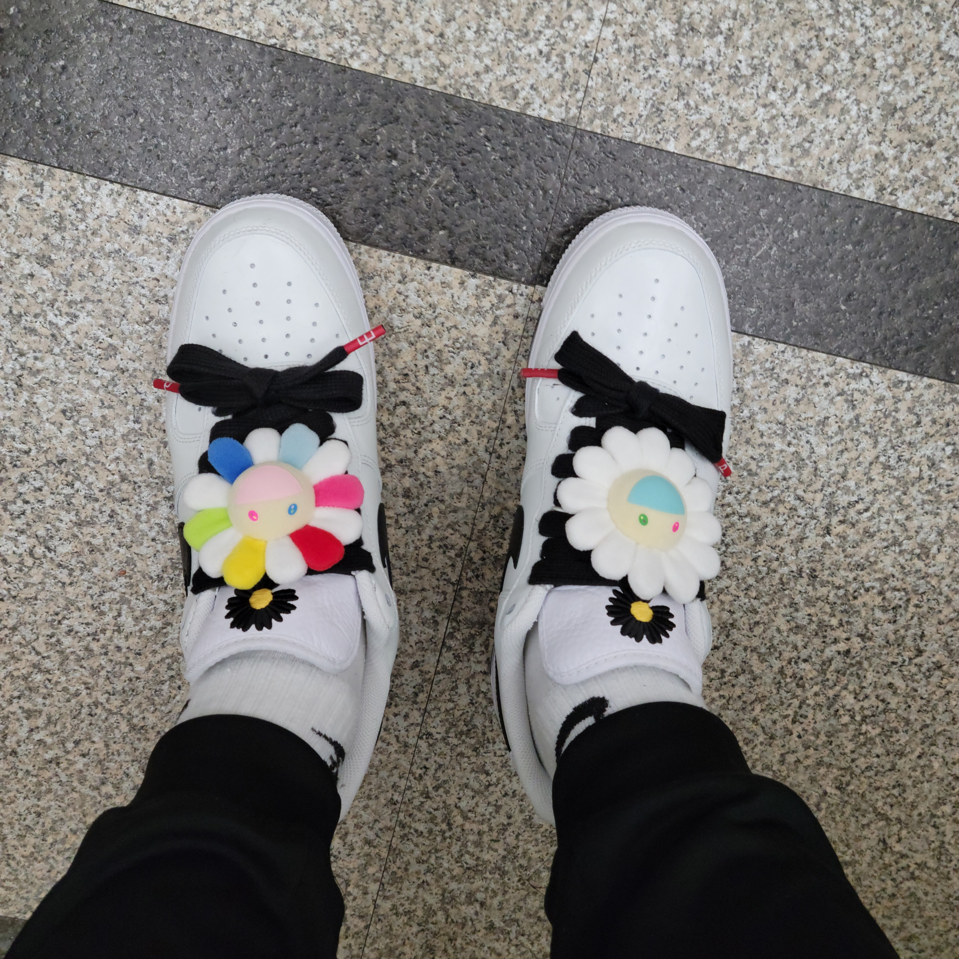 Nike x Peaceminusone Air Force 1 Low Para-Noise 2.0 착용 스타일