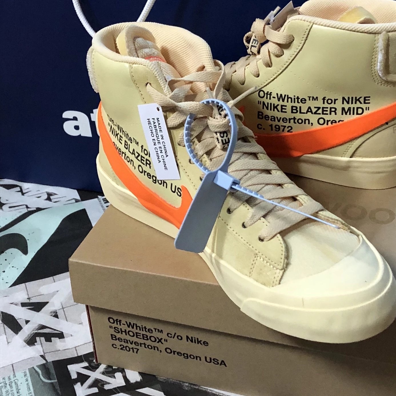 Nike x Off-White Blazer Mid Off-White All Hallow's Eve 착용 스타일