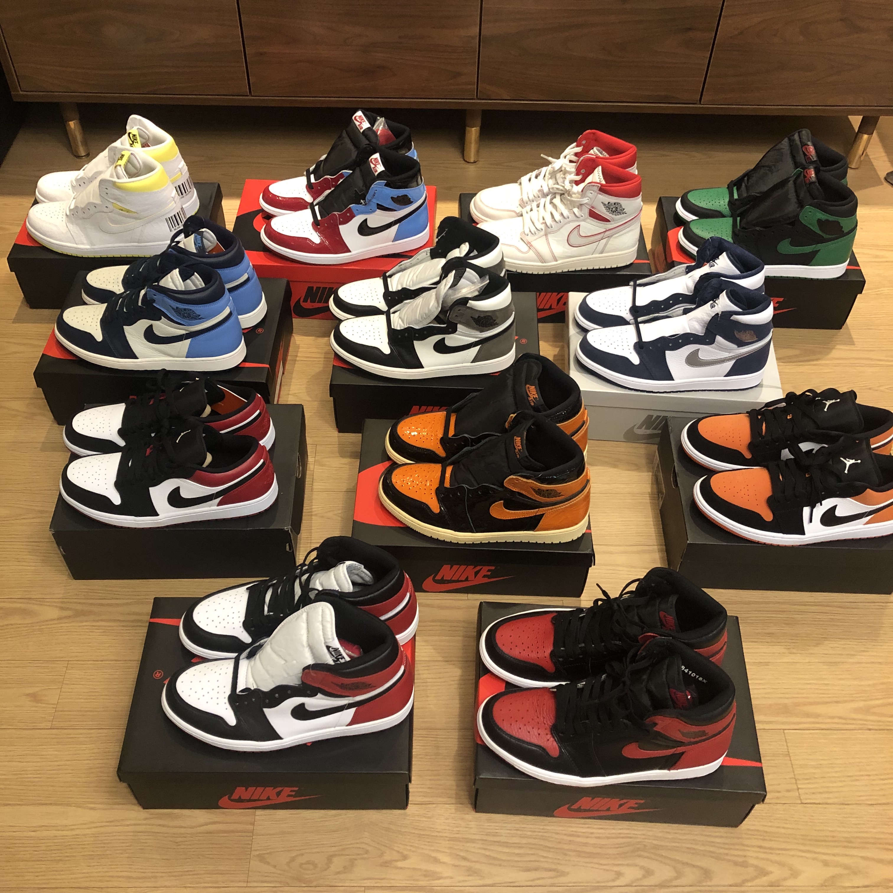 Jordan 1 Retro High OG Black Toe 2016, Jordan 1 Retro High OG Bred Banned 2016 착용 스타일