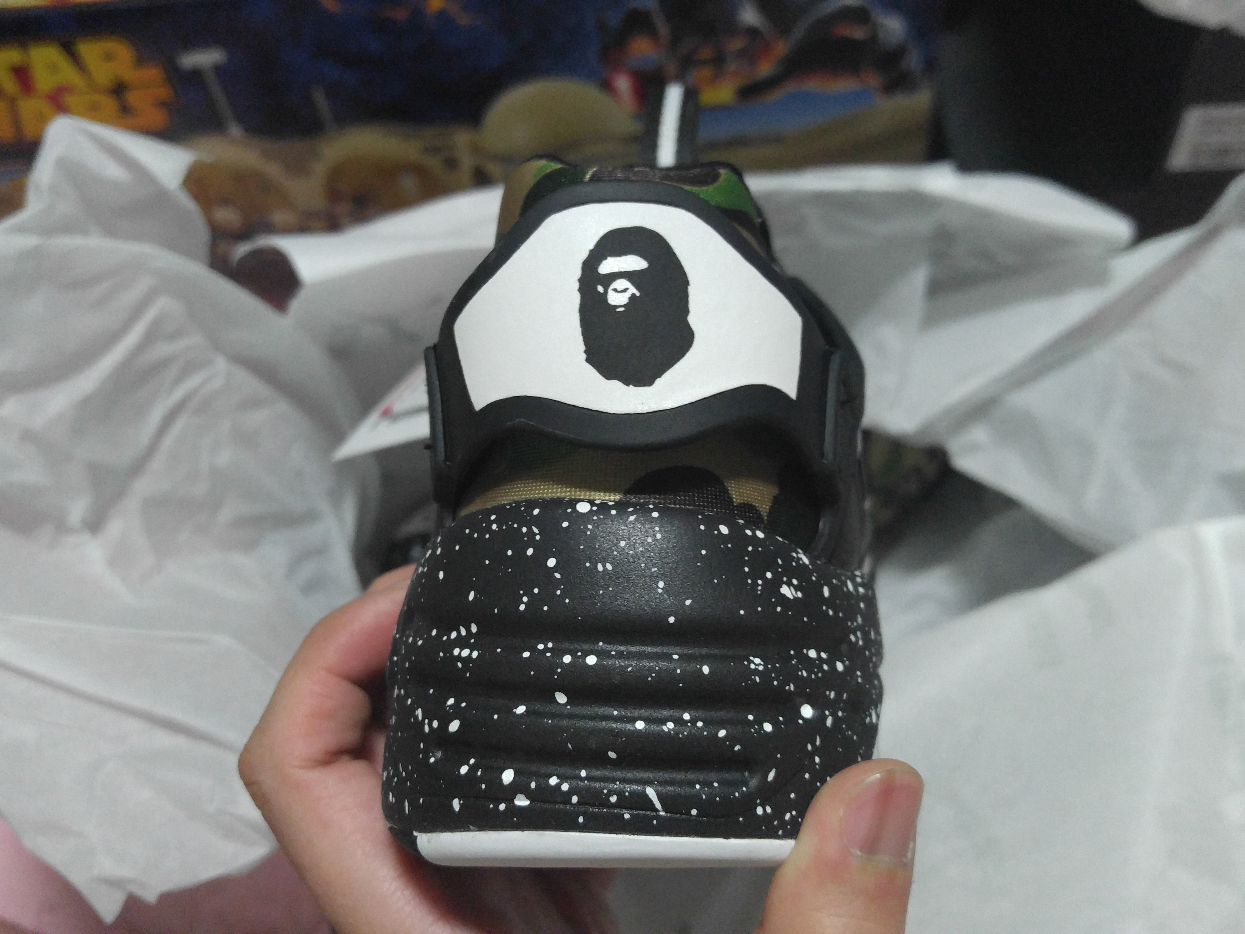 Puma x BAPE Disc Blaze Camo Green 착용 스타일 - 2