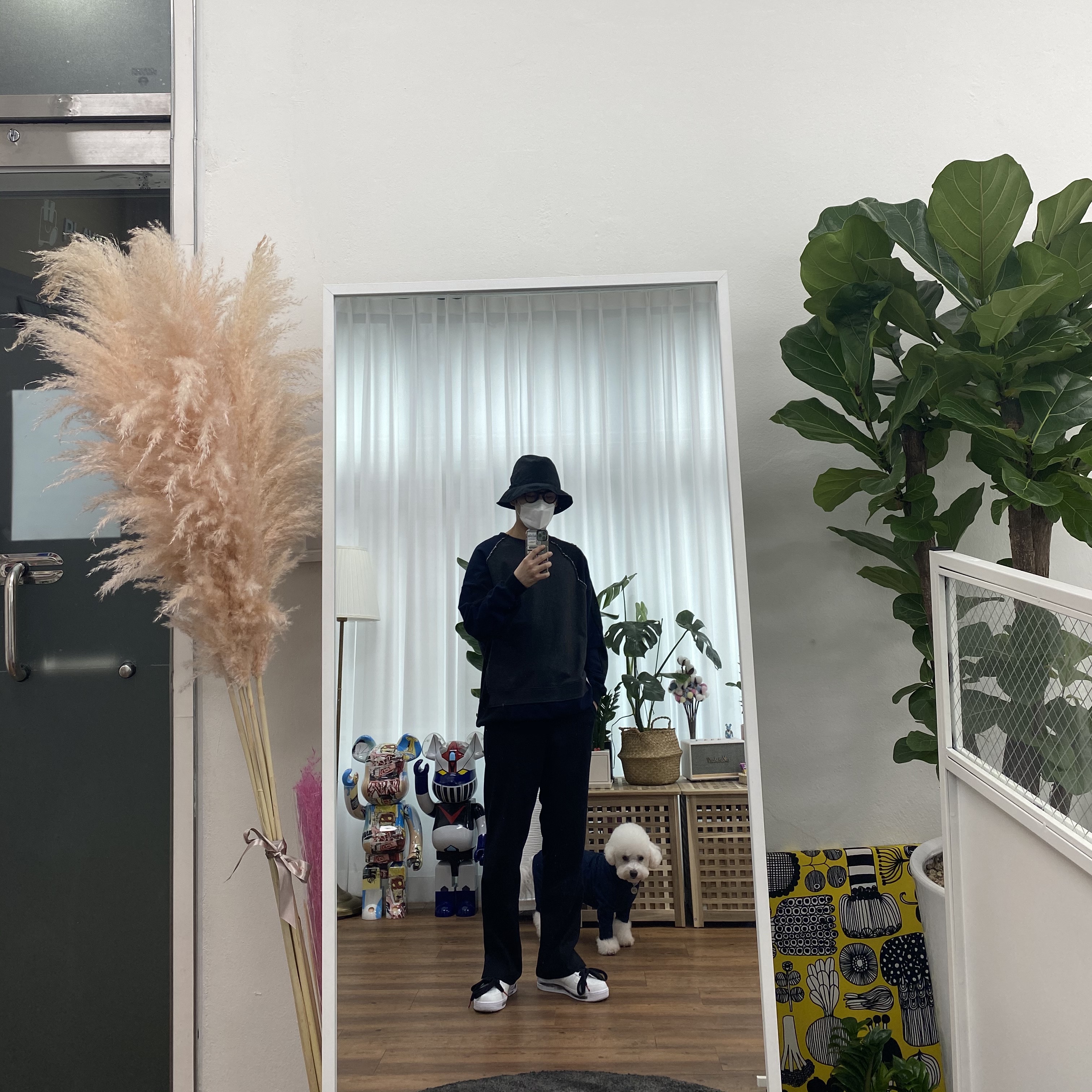 Nike x Peaceminusone Air Force 1 Low Para-Noise 2.0 착용 스타일