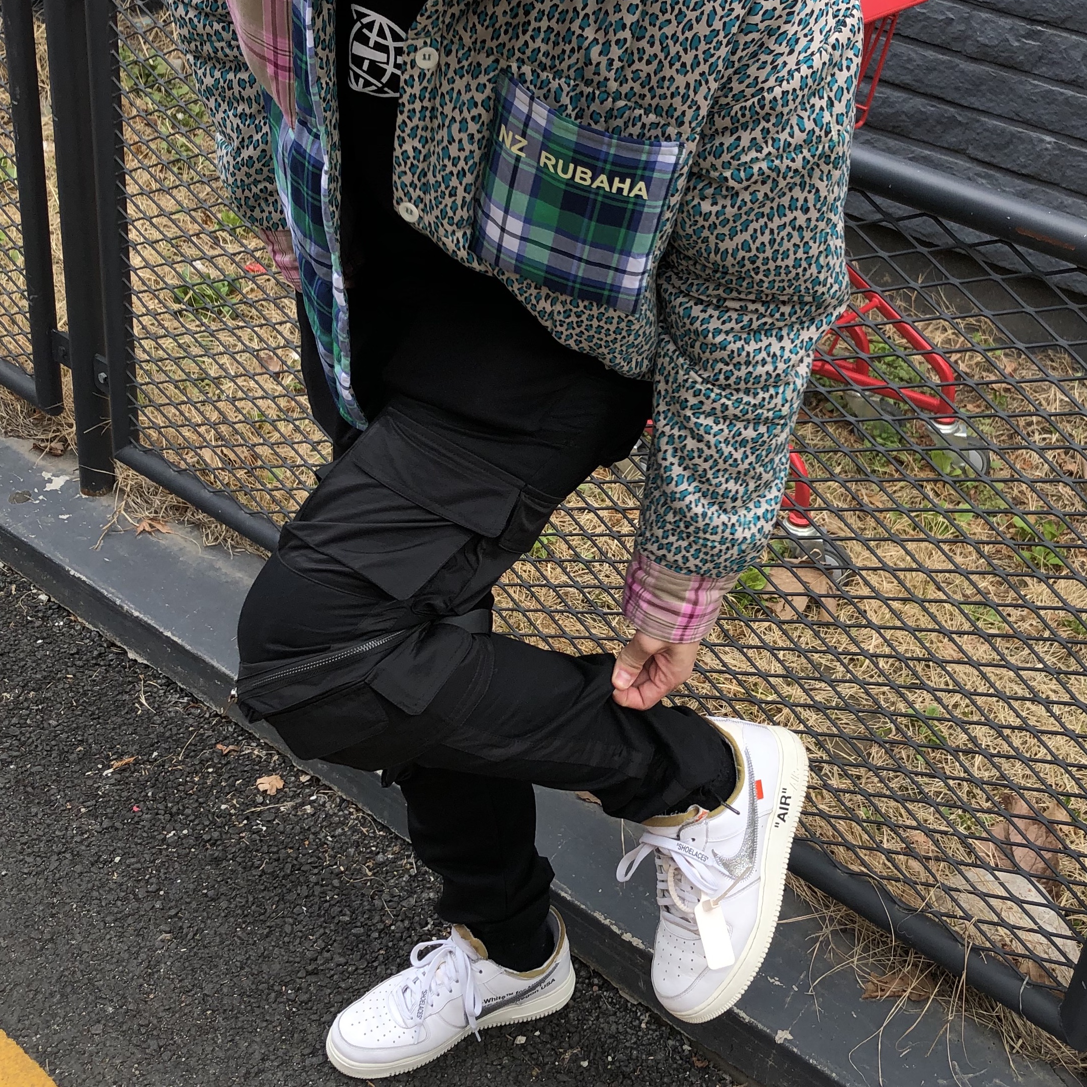 Nike x Off-White Air Force 1 Low ComplexCon Exclusive 착용 스타일