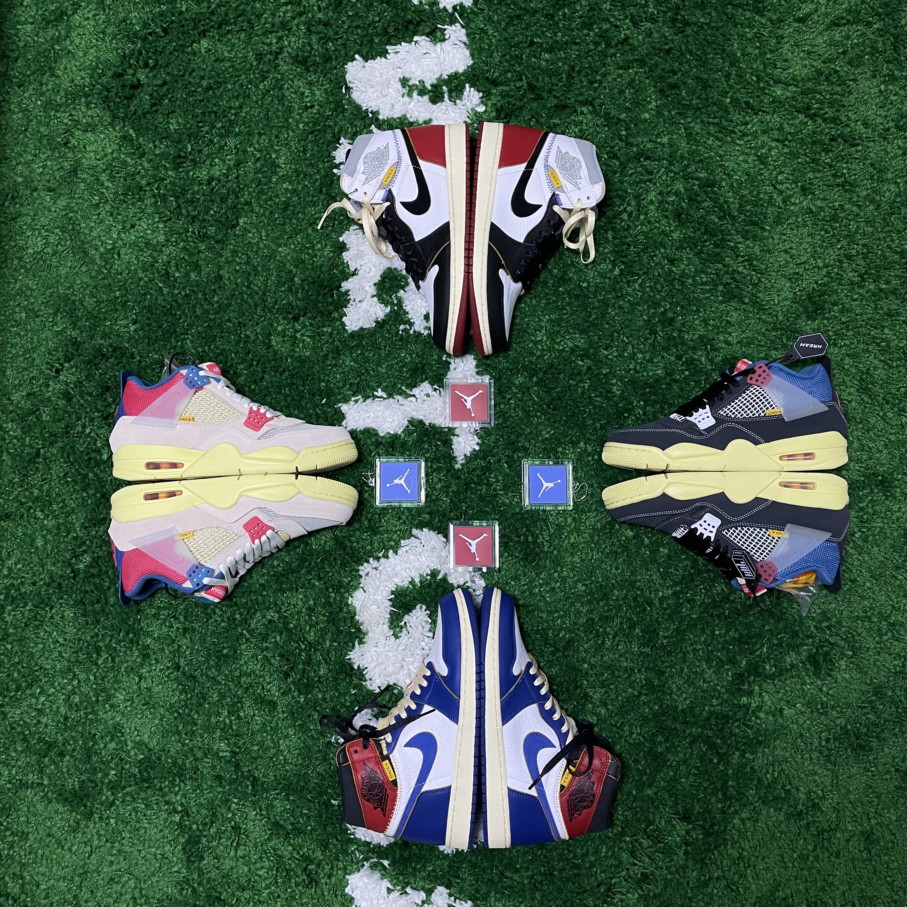 Jordan 1 x Union Retro High Black Toe, Jordan 1 x Union Retro High Blue Toe 착용 스타일