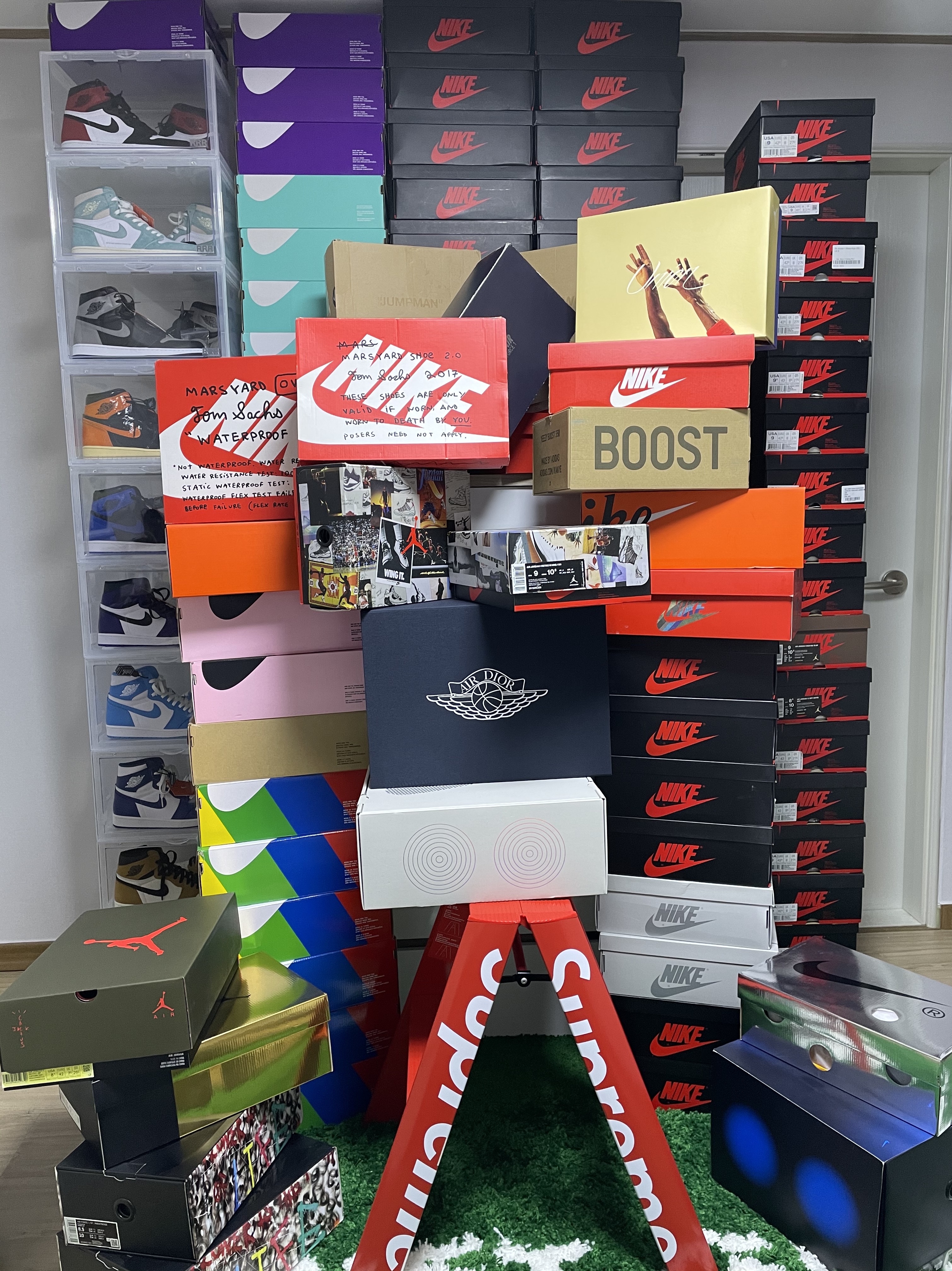 Nike x Tom Sachs Mars Yard Overshoe 3.0, Nike x Tom Sachs Mars Yard Shoe 2.0 Space Camp ์ฐฉ์ฉ ์คํ์ผ