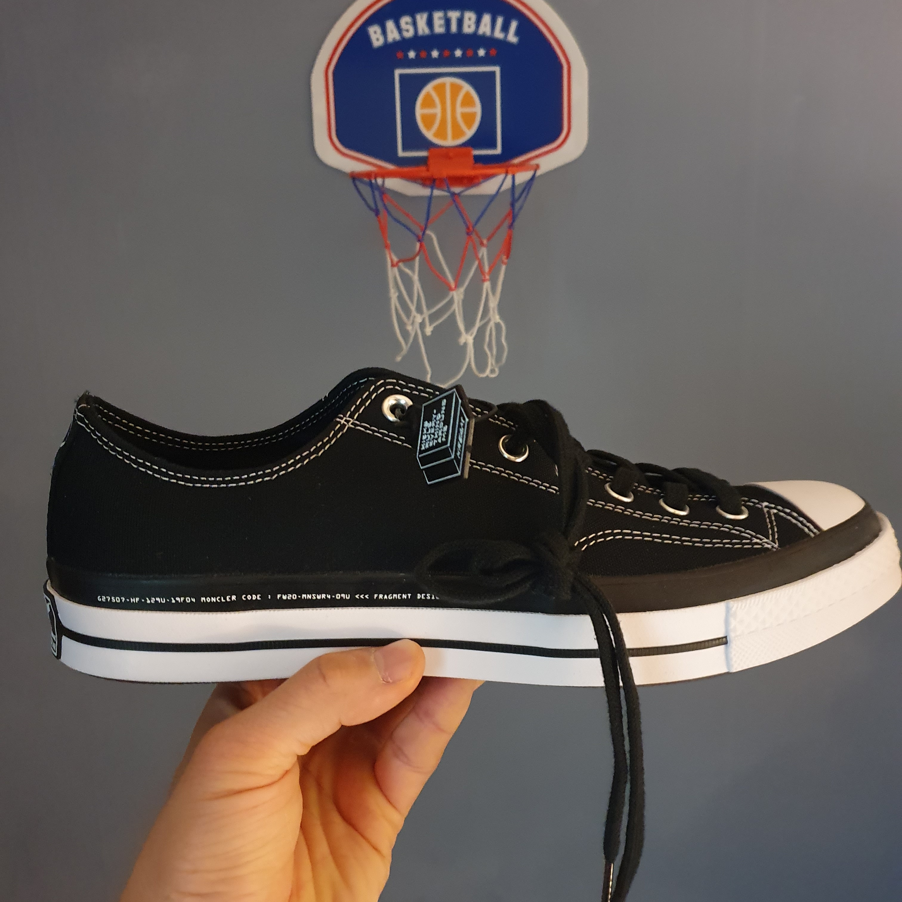 Converse x Moncler x Fragment Chuck 70 Ox Black 착용 스타일