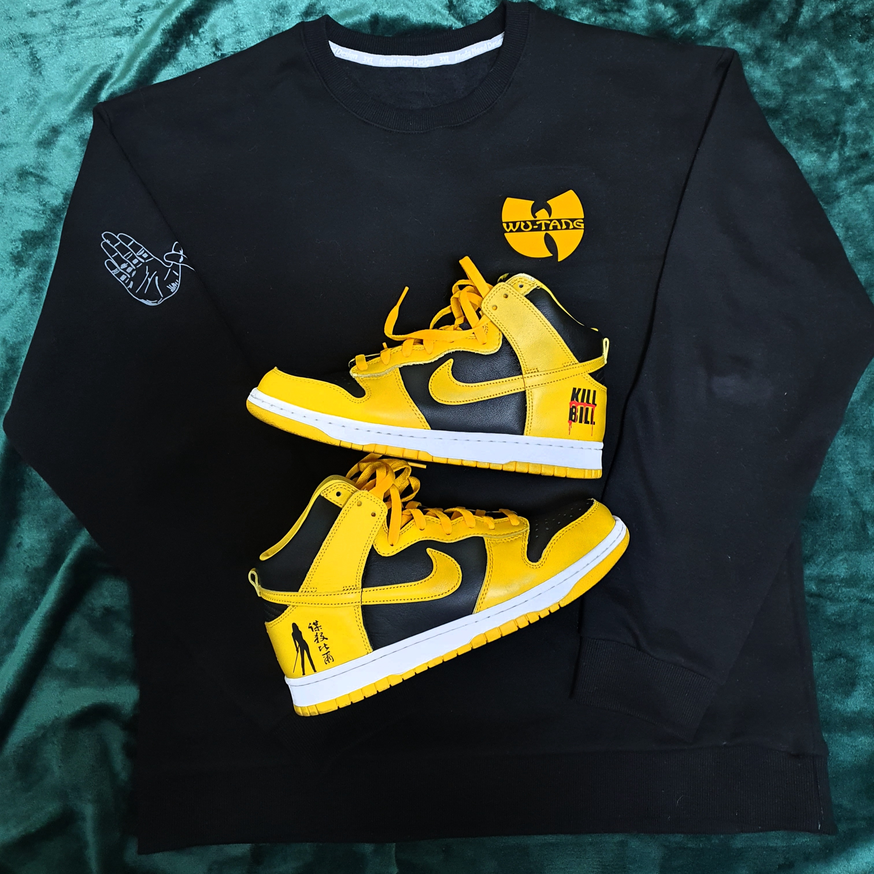 Nike Dunk High SP Varsity Maize 착용 스타일 - 2
