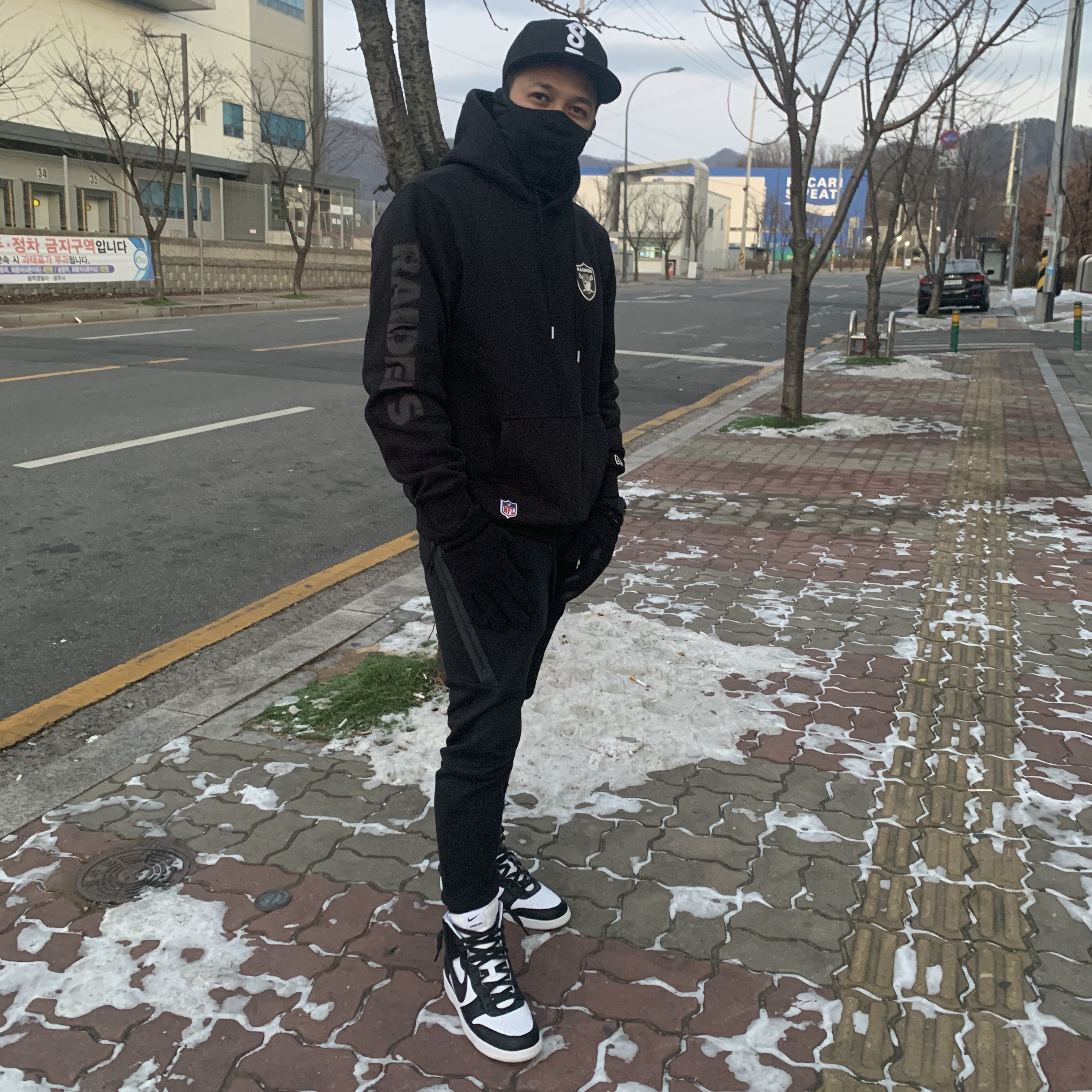 Nike x Ambush Dunk High Black 착용 스타일