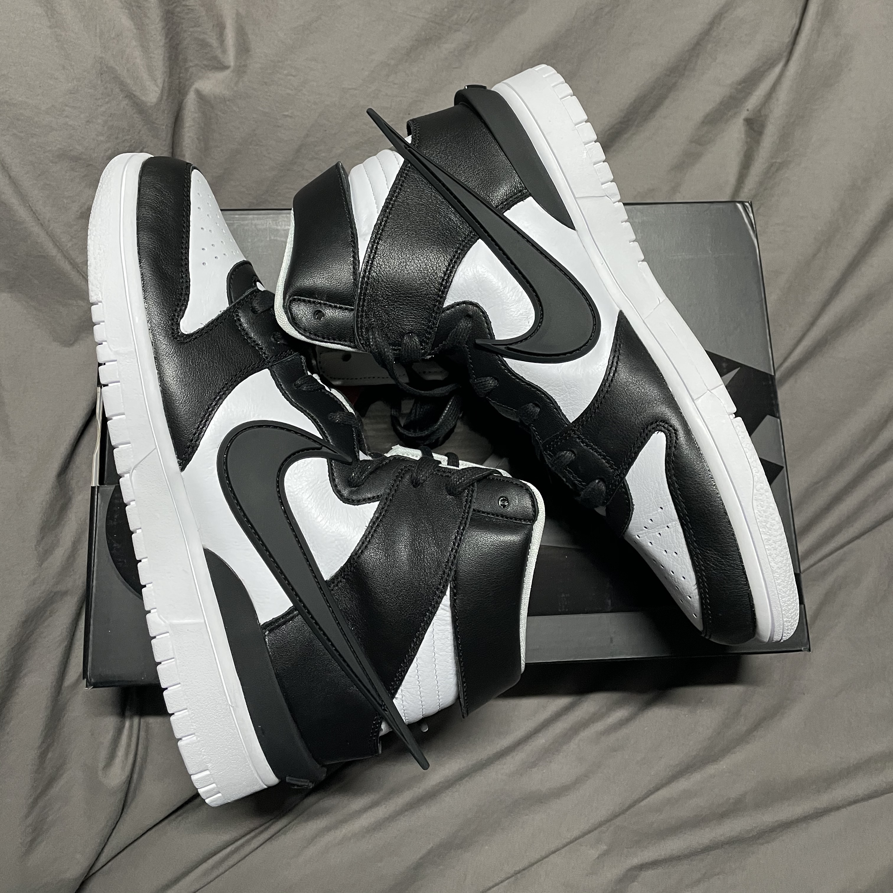 Nike x Ambush Dunk High Black 착용 스타일