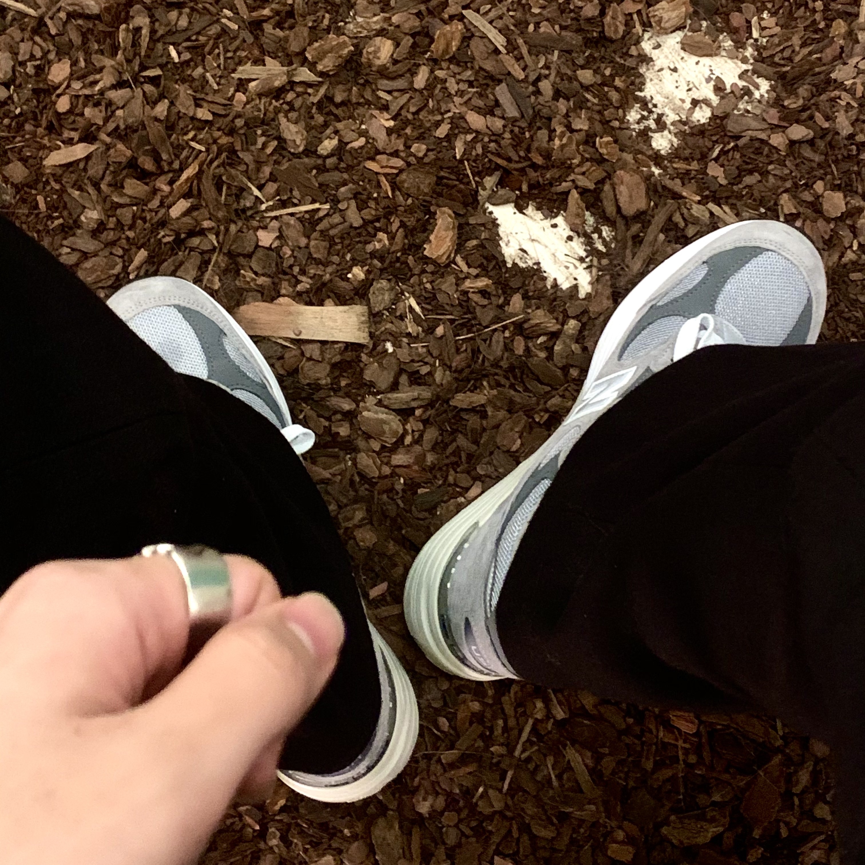 New Balance 992 Made in USA Grey - D Standard 착용 스타일