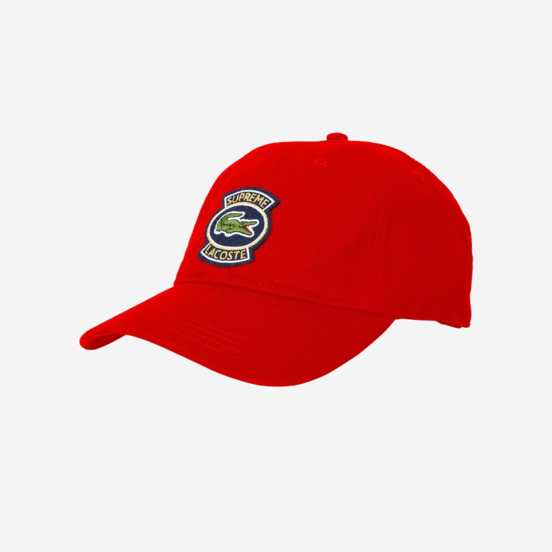 Supreme x Lacoste Twill 6-Panel Red - 18SS 상세 이미지 1