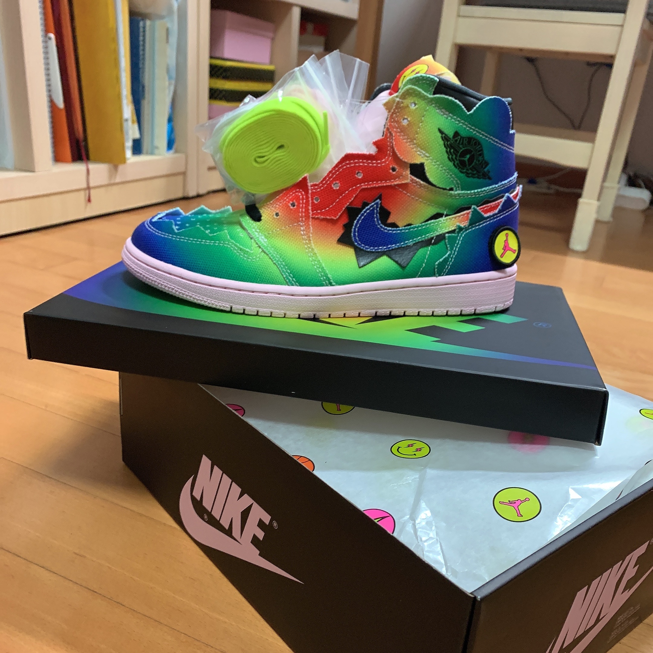 Jordan 1 x J Balvin Retro High OG 착용 스타일