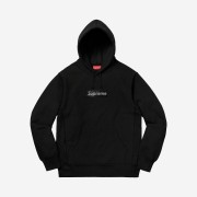 Supreme Swarovski Box Logo Hooded Sweatshirt Black - 19SS