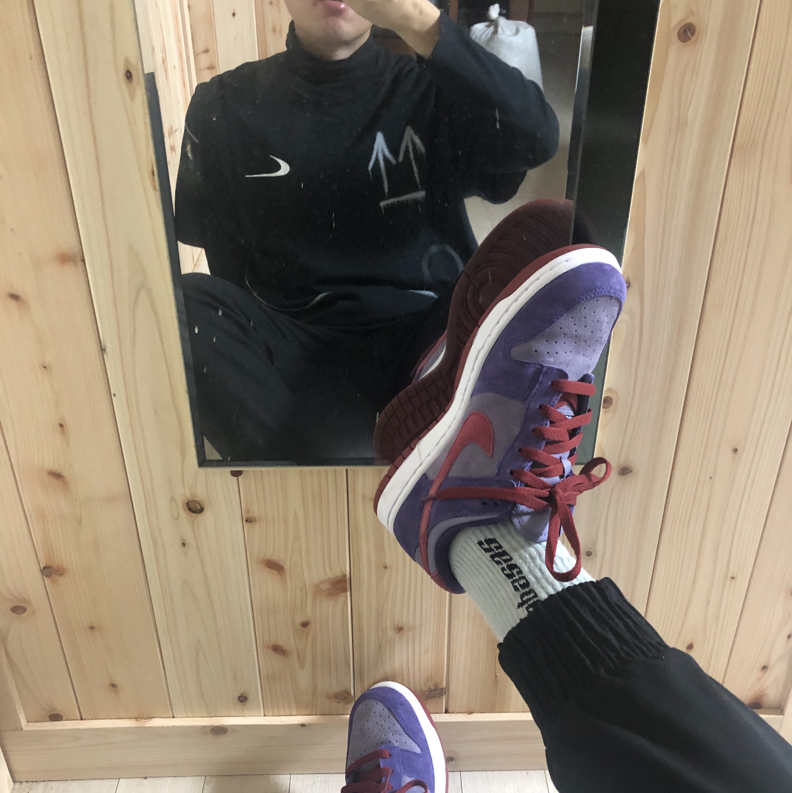 Nike Dunk Low SP Plum 2020 착용 스타일