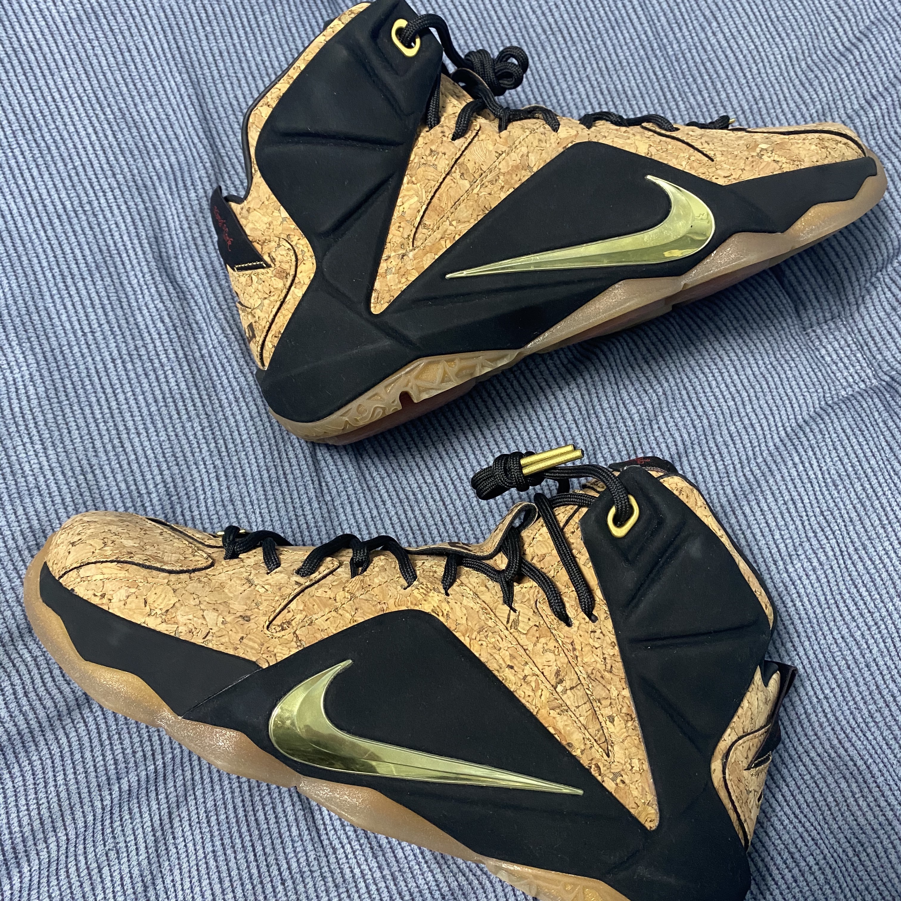 Nike LeBron 12 EXT Cork 착용 스타일