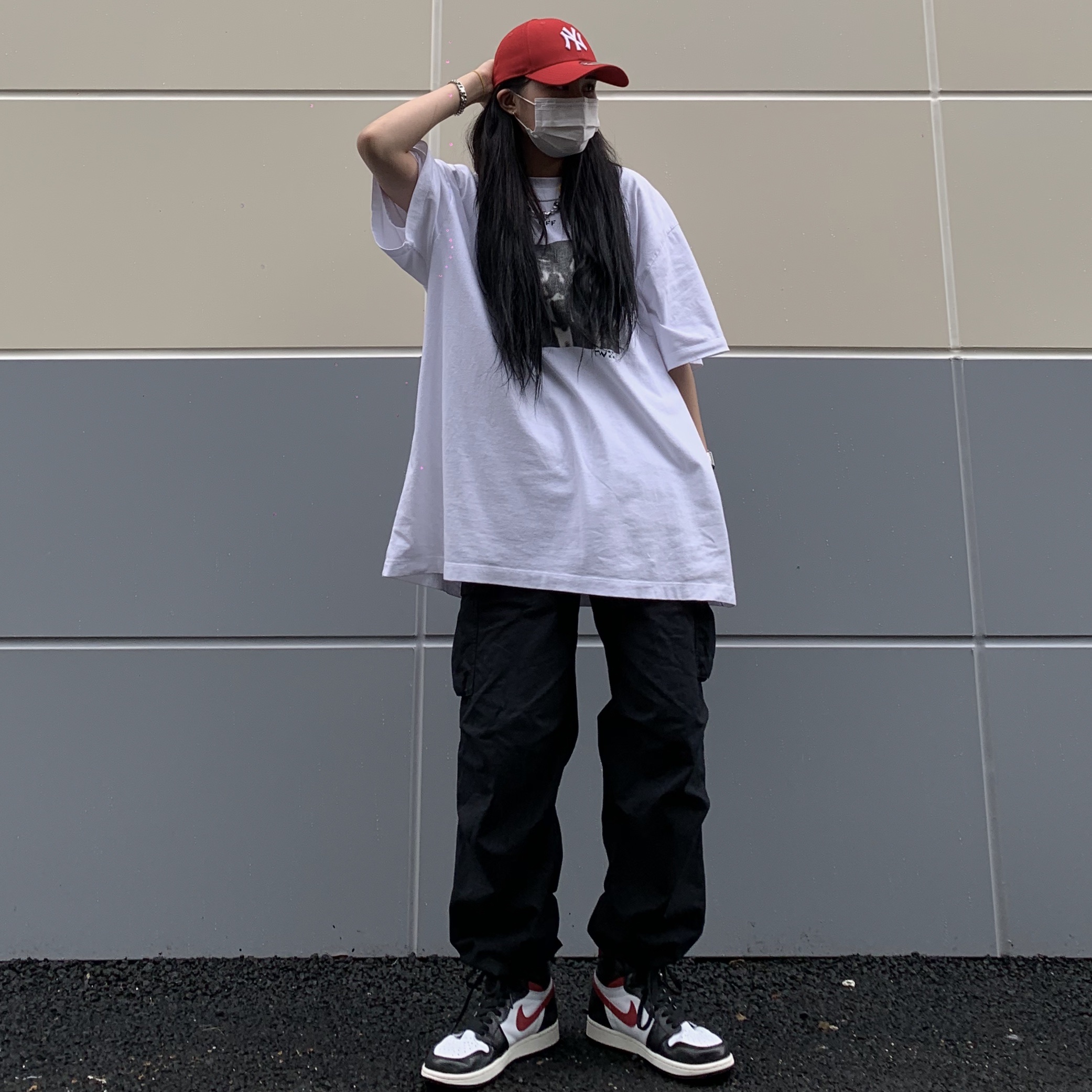 Jordan 1 Retro High OG Gym Red 착용 스타일 - 3