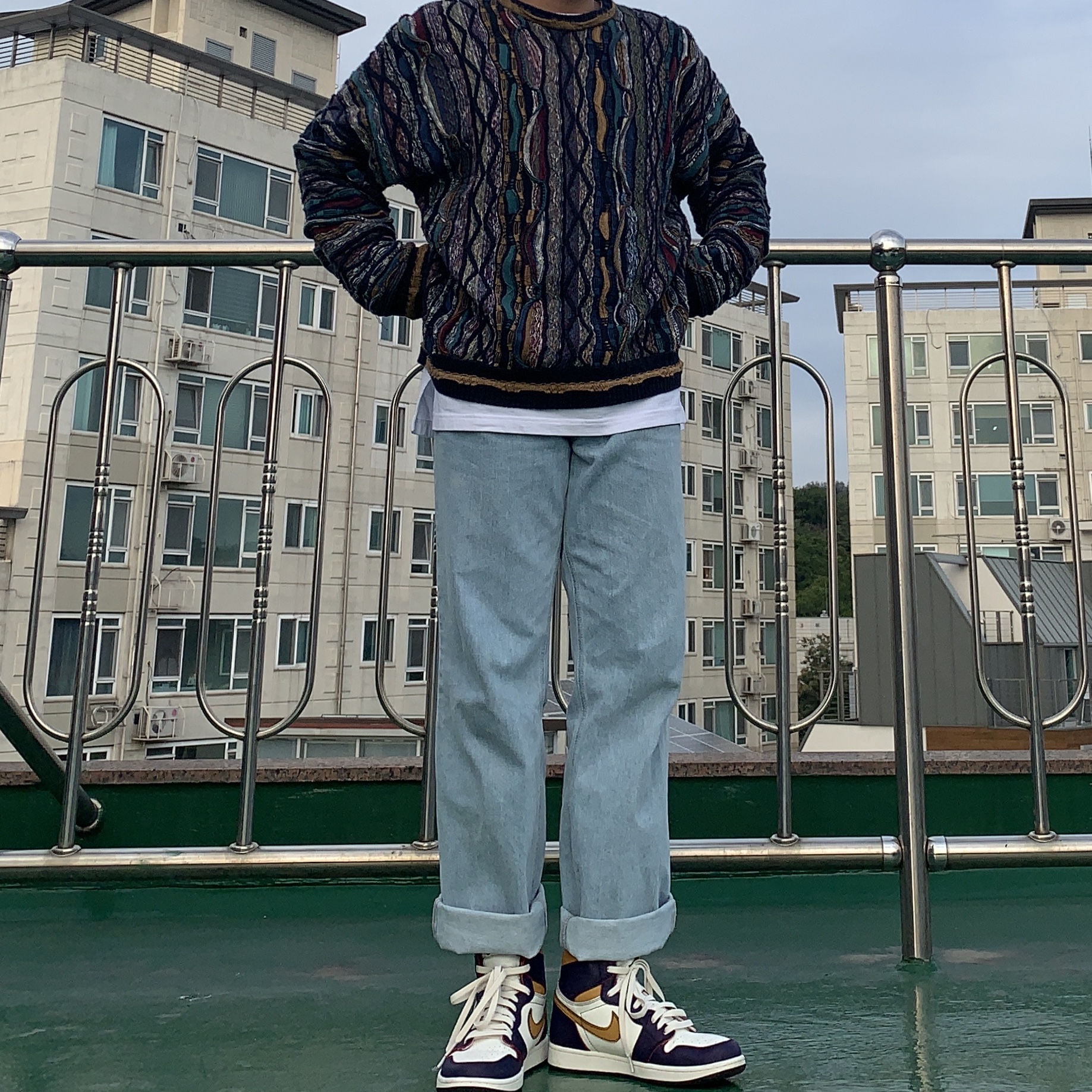 Jordan 1 Retro High OG Defiant SB LA to Chicago 착용 스타일