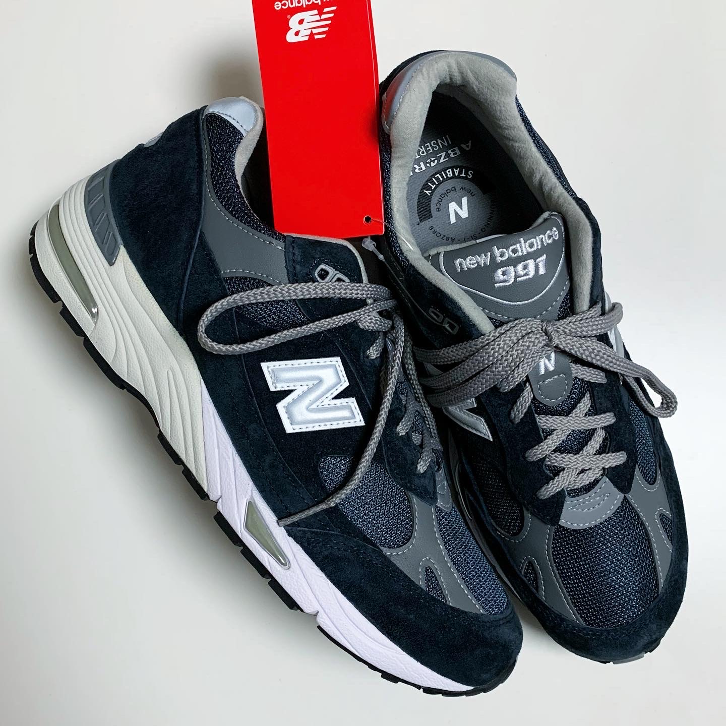 New Balance 991 Made in UK Navy 착용 스타일