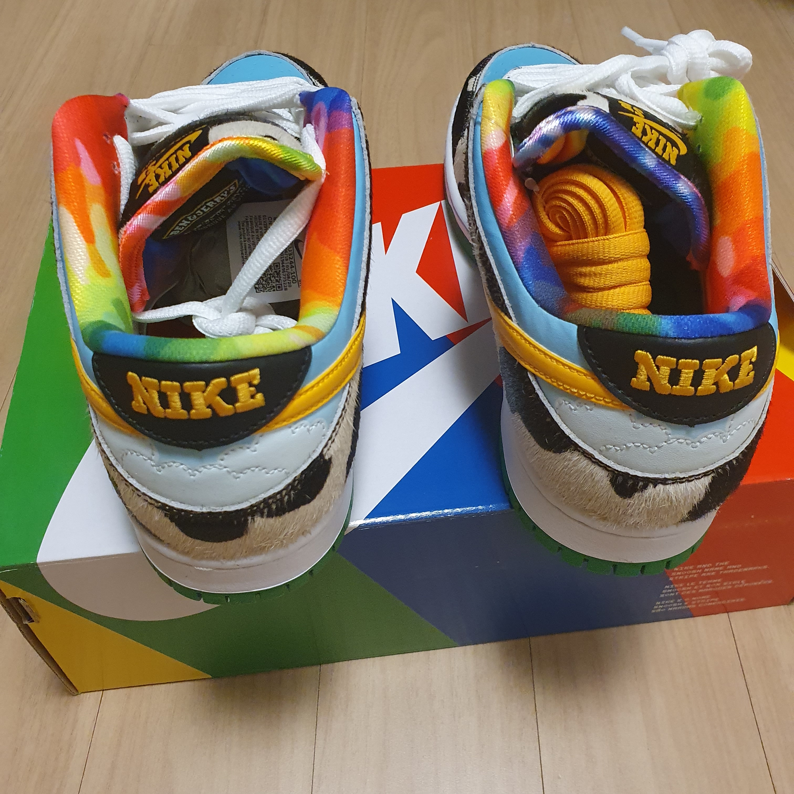 Nike x Ben & Jerry's SB Dunk Low Chunky Dunky 착용 스타일 - 2