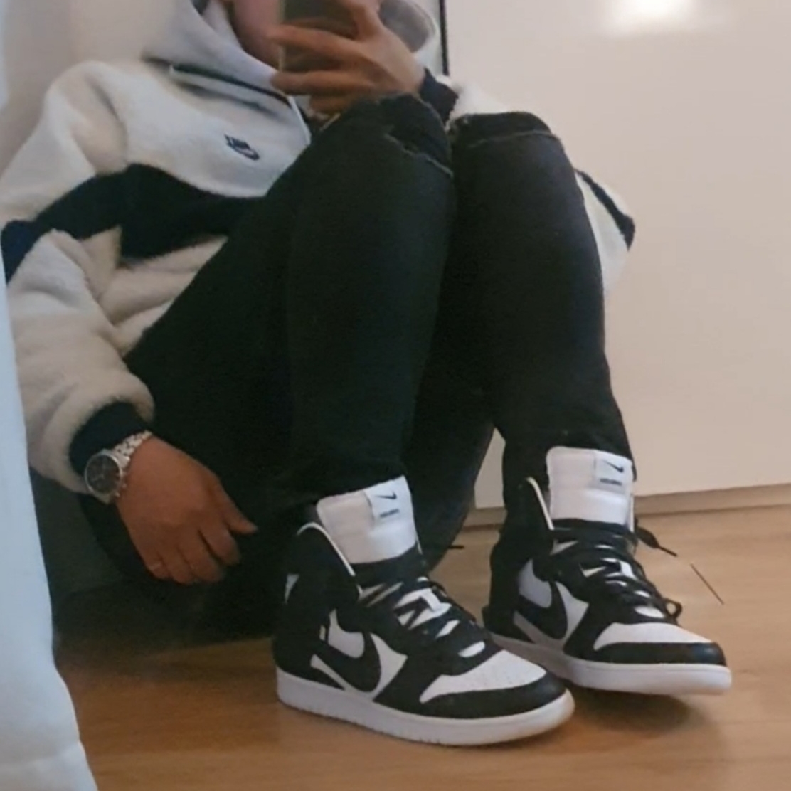 Nike x Ambush Dunk High Black 착용 스타일