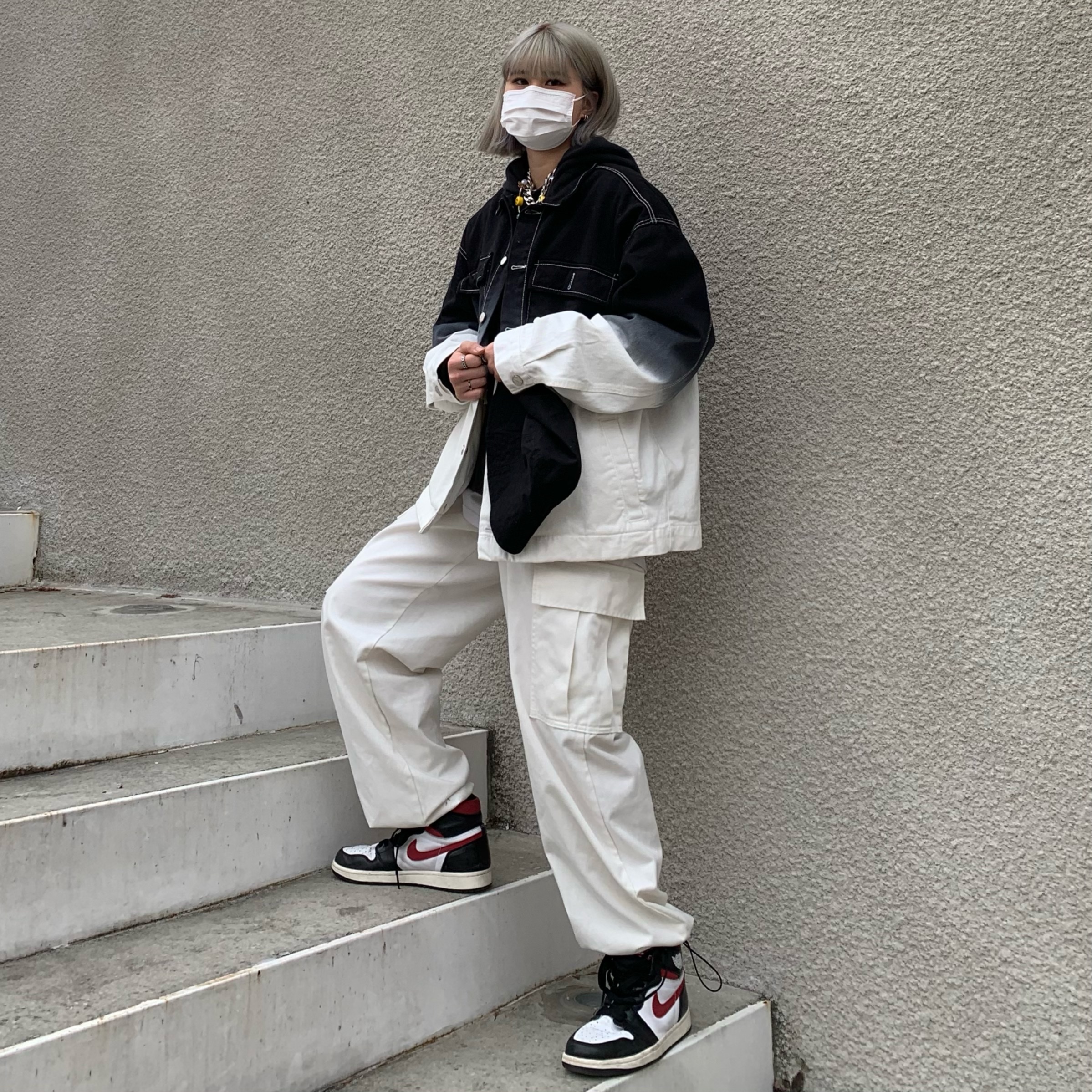 Jordan 1 Retro High OG Gym Red 착용 스타일 - 3