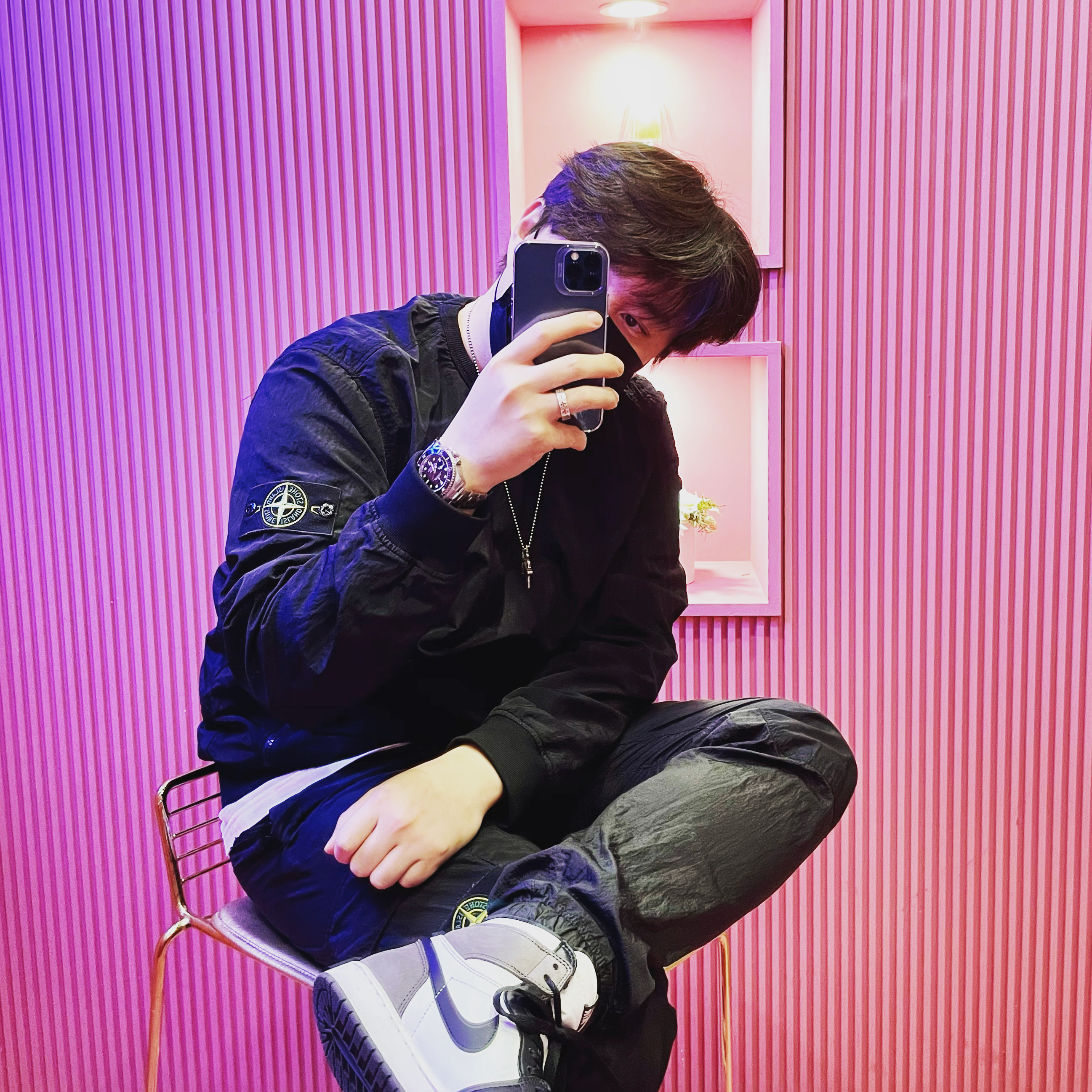 Jordan 1 Retro High OG Black Mocha 착용 스타일