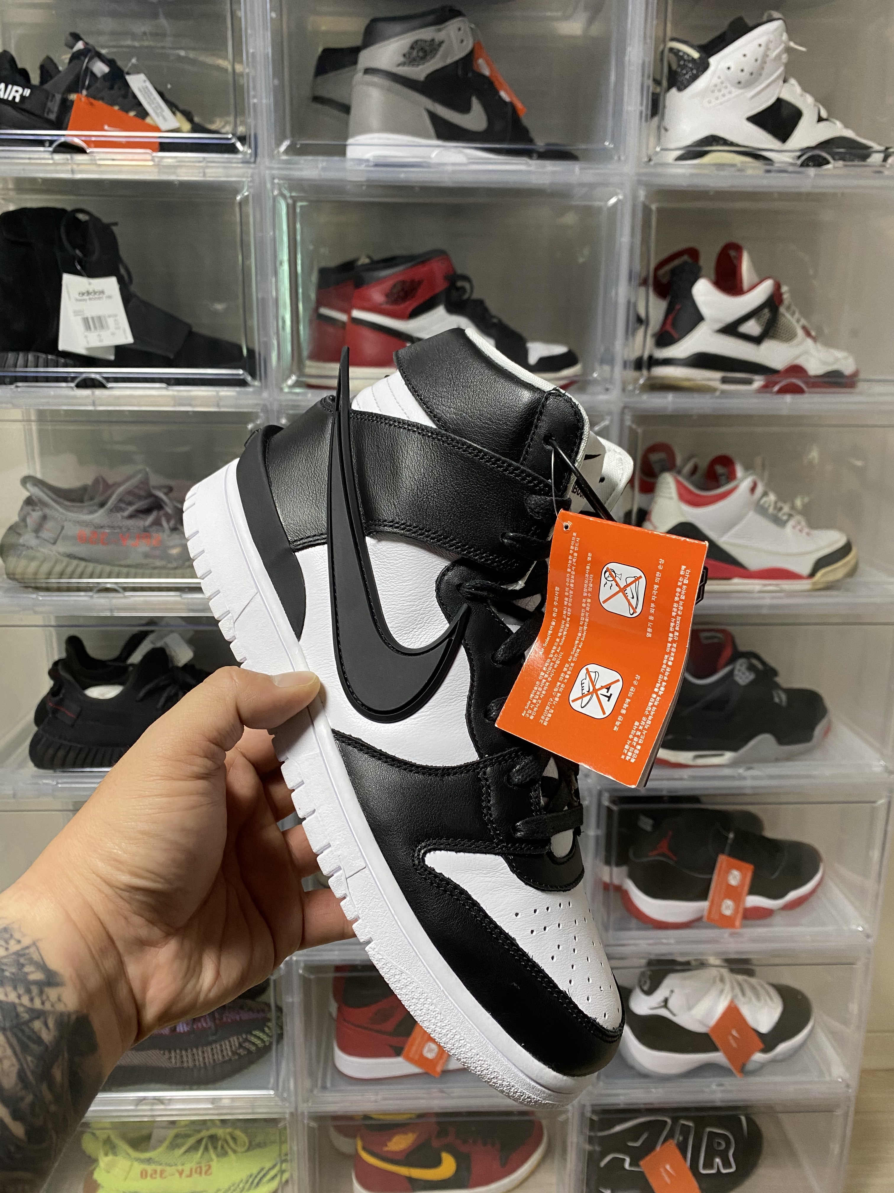 Nike x Ambush Dunk High Black 착용 스타일 - 1